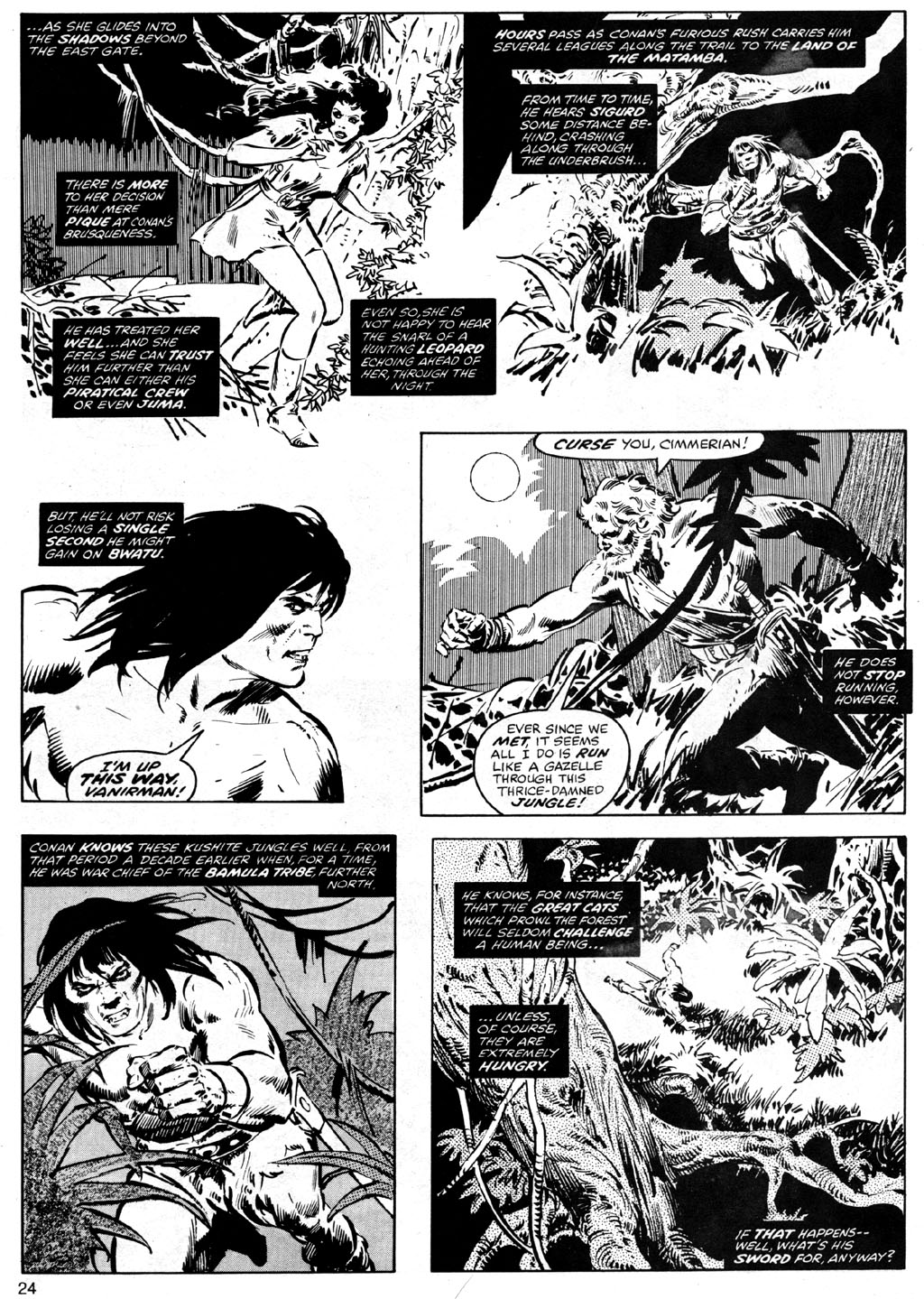 Read online The Savage Sword Of Conan comic -  Issue #41 - 24