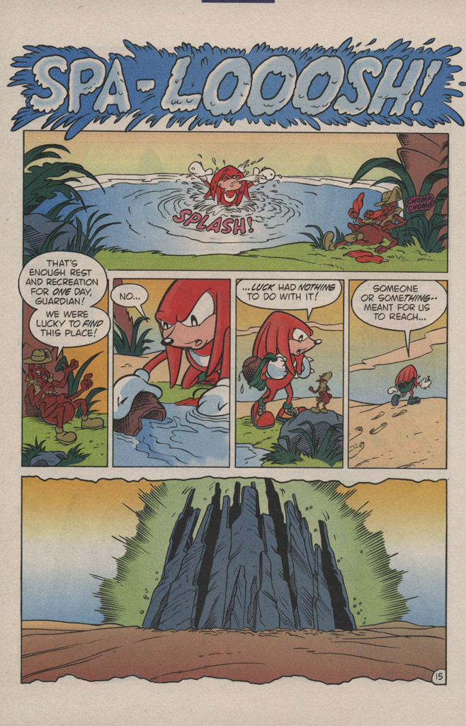 Read online Sonic's Friendly Nemesis, Knuckles comic -  Issue #2 - 22
