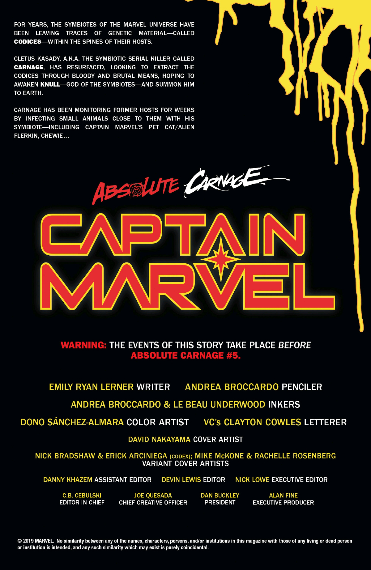Read online Absolute Carnage: Captain Marvel comic -  Issue # Full - 2