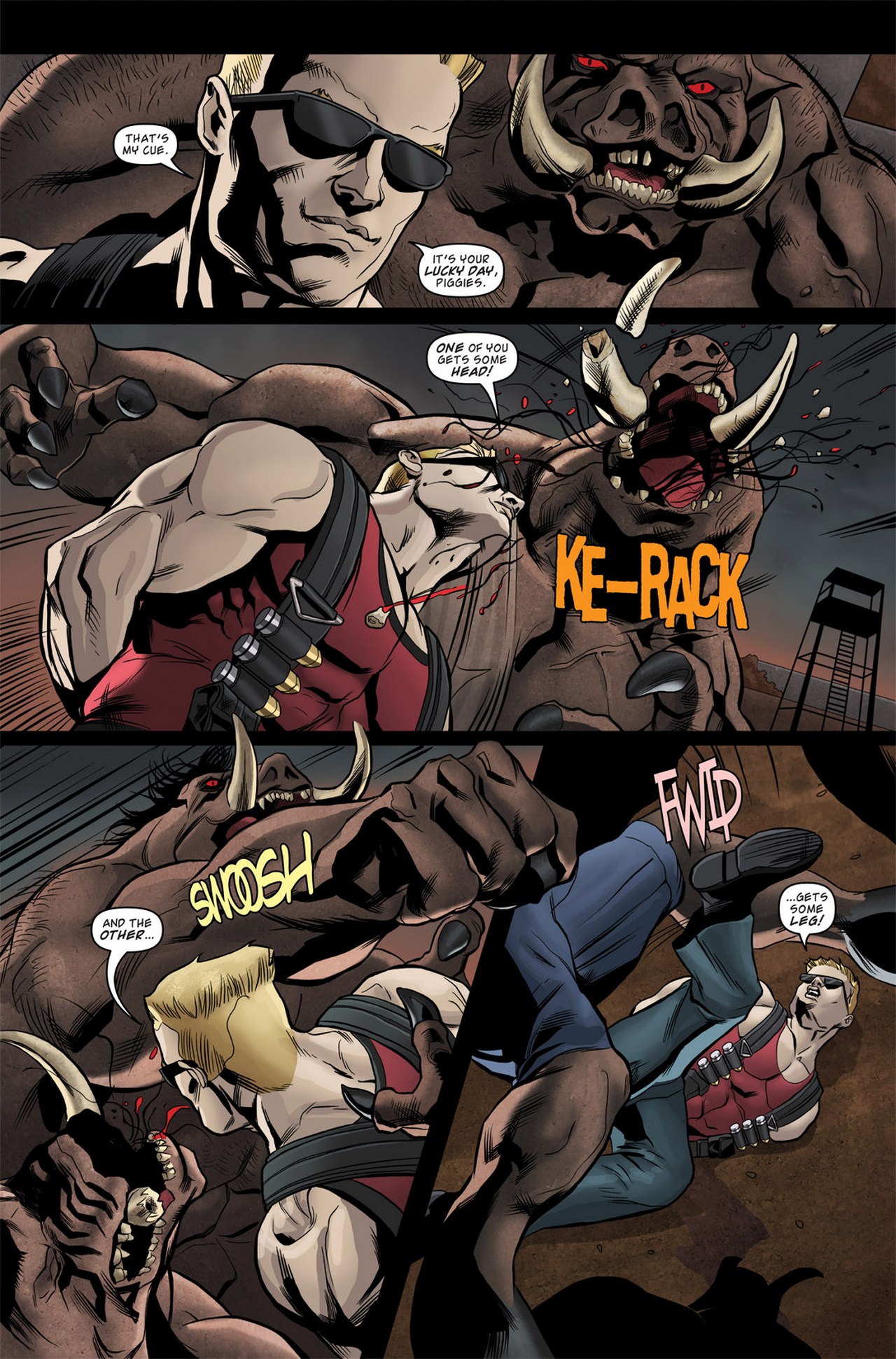 Read online Duke Nukem: Glorious Bastard comic -  Issue #4 - 17