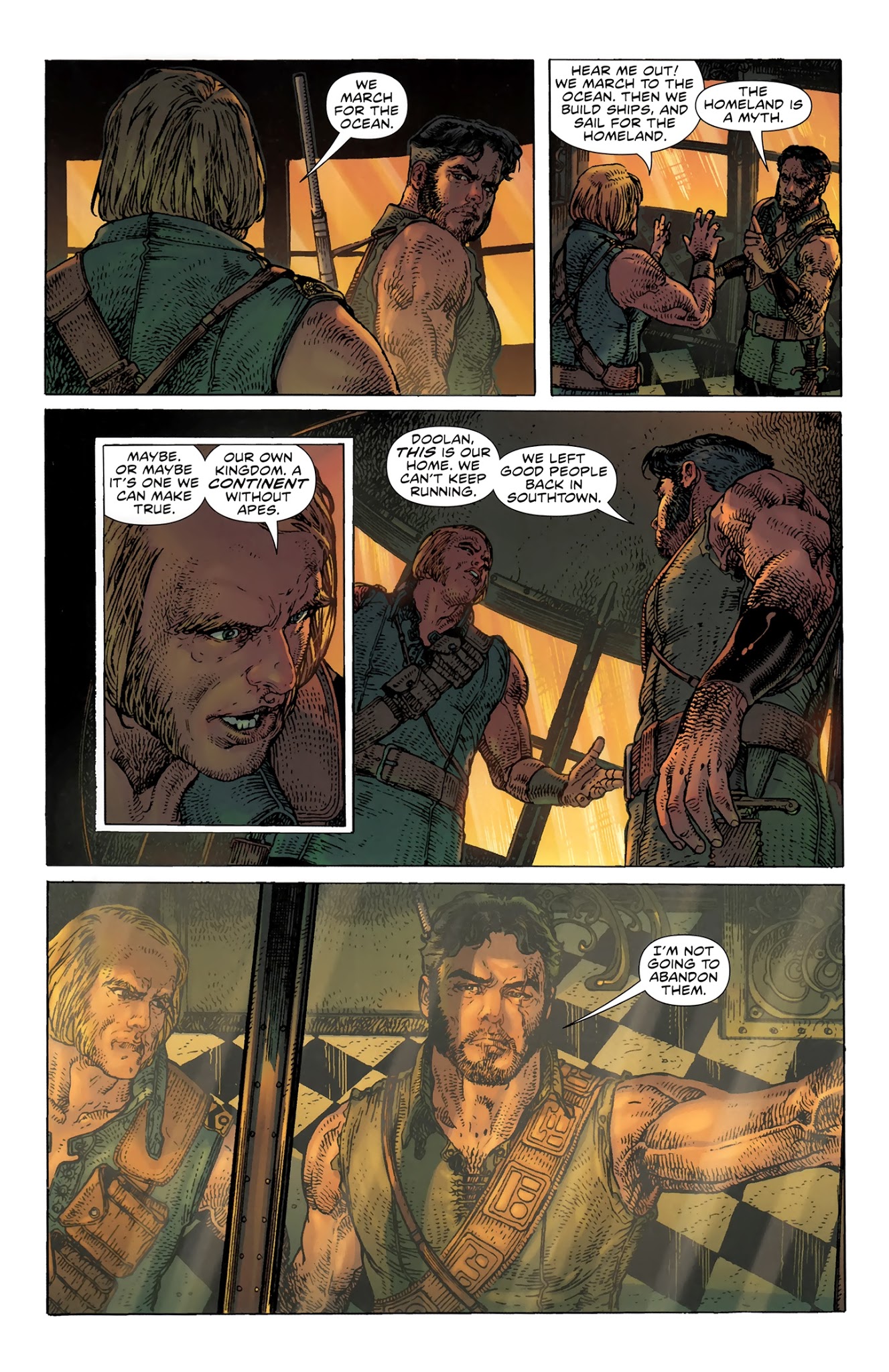 Read online Planet of the Apes (2011) comic -  Issue #9 - 18