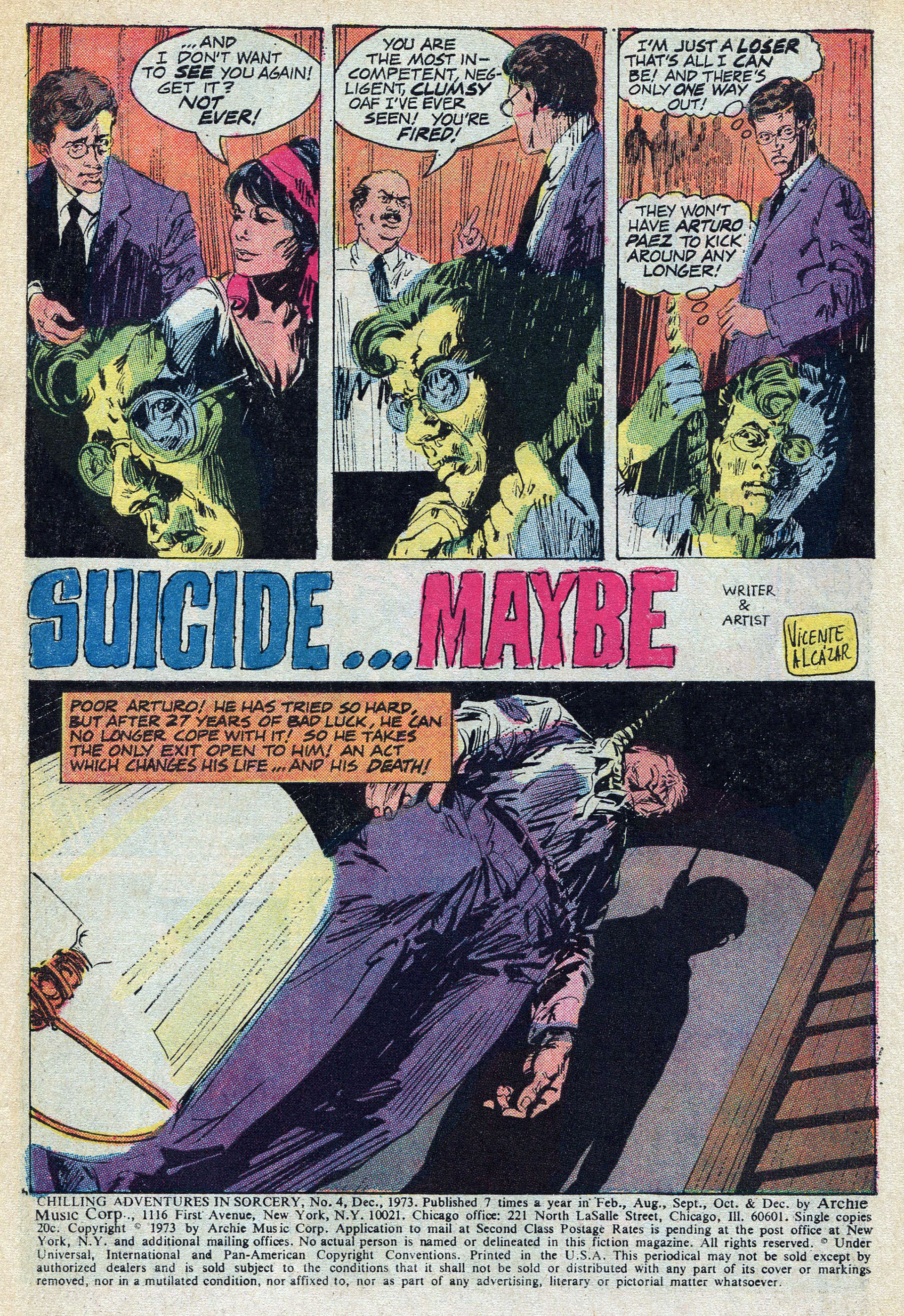 Read online Chilling Adventures In Sorcery (1973) comic -  Issue #4 - 3