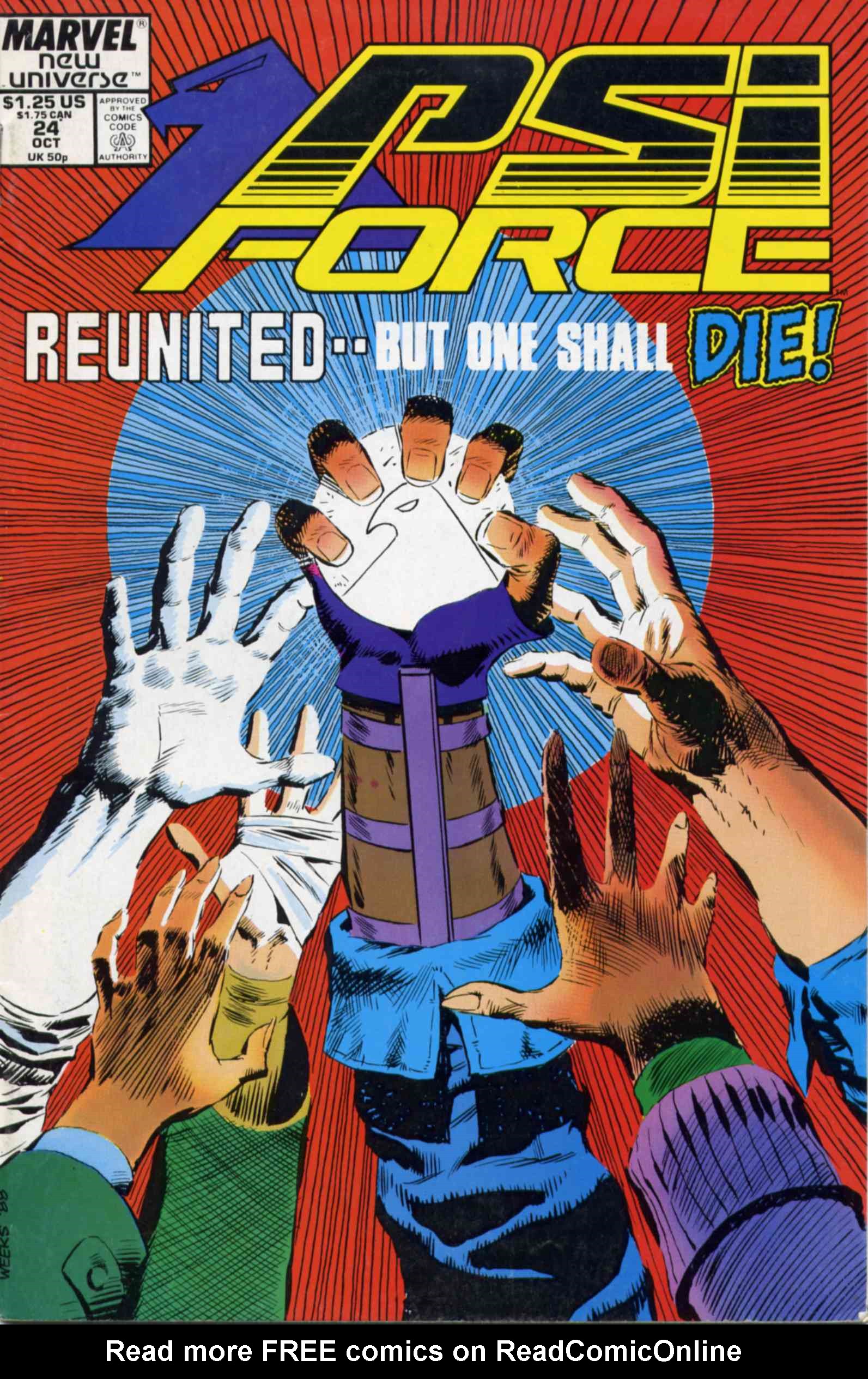 Read online Psi-Force comic -  Issue #24 - 1