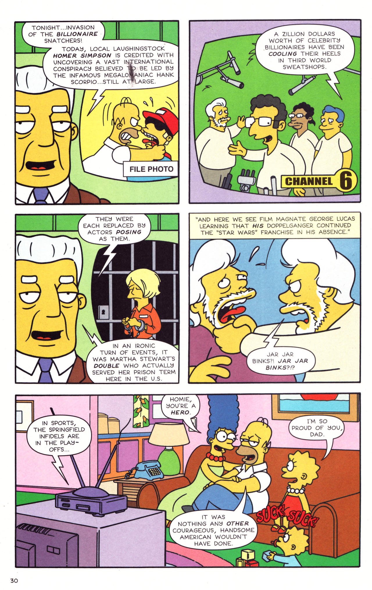 Read online Simpsons Comics comic -  Issue #133 - 25