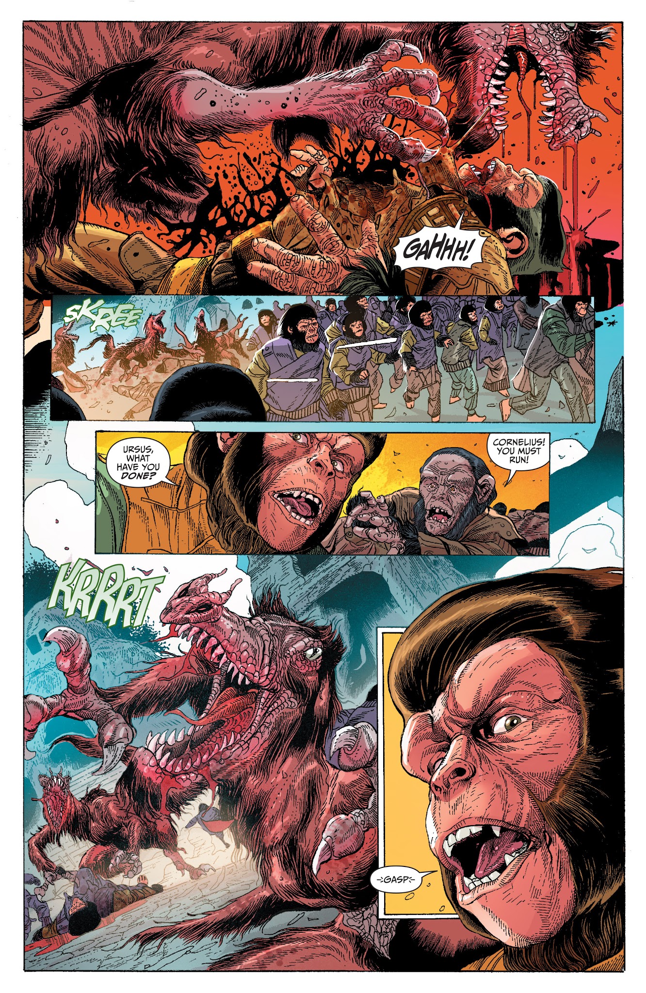 Read online Kong on the Planet of the Apes comic -  Issue #5 - 3
