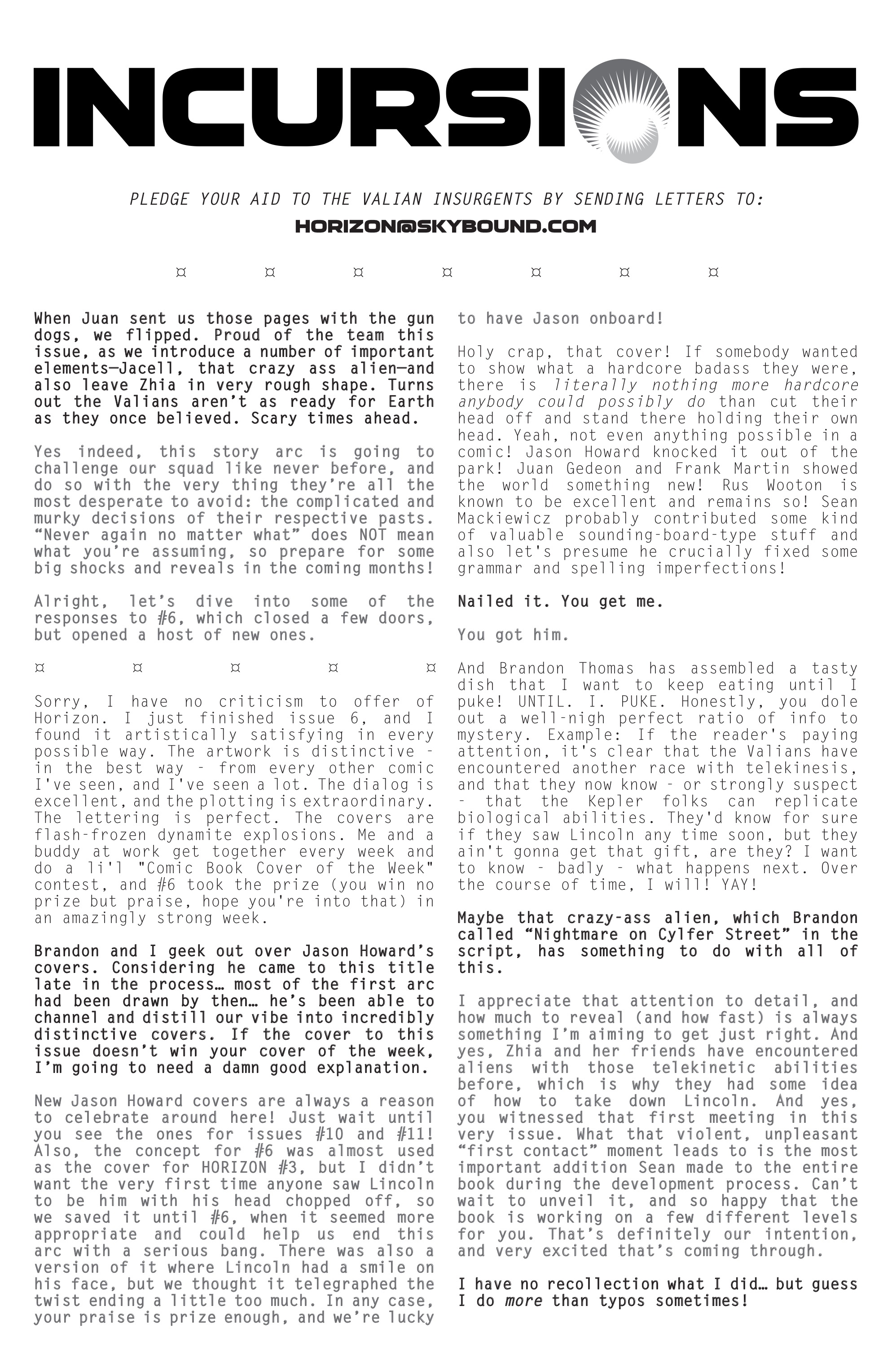 Read online Horizon comic -  Issue #8 - 24