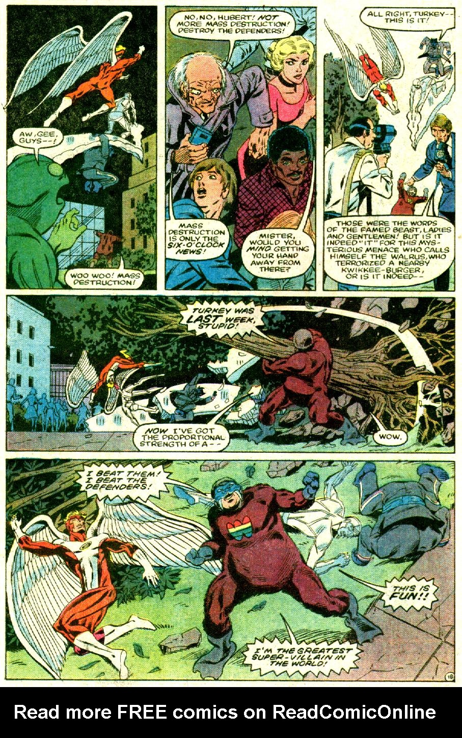 Read online The Defenders (1972) comic -  Issue #131 - 19