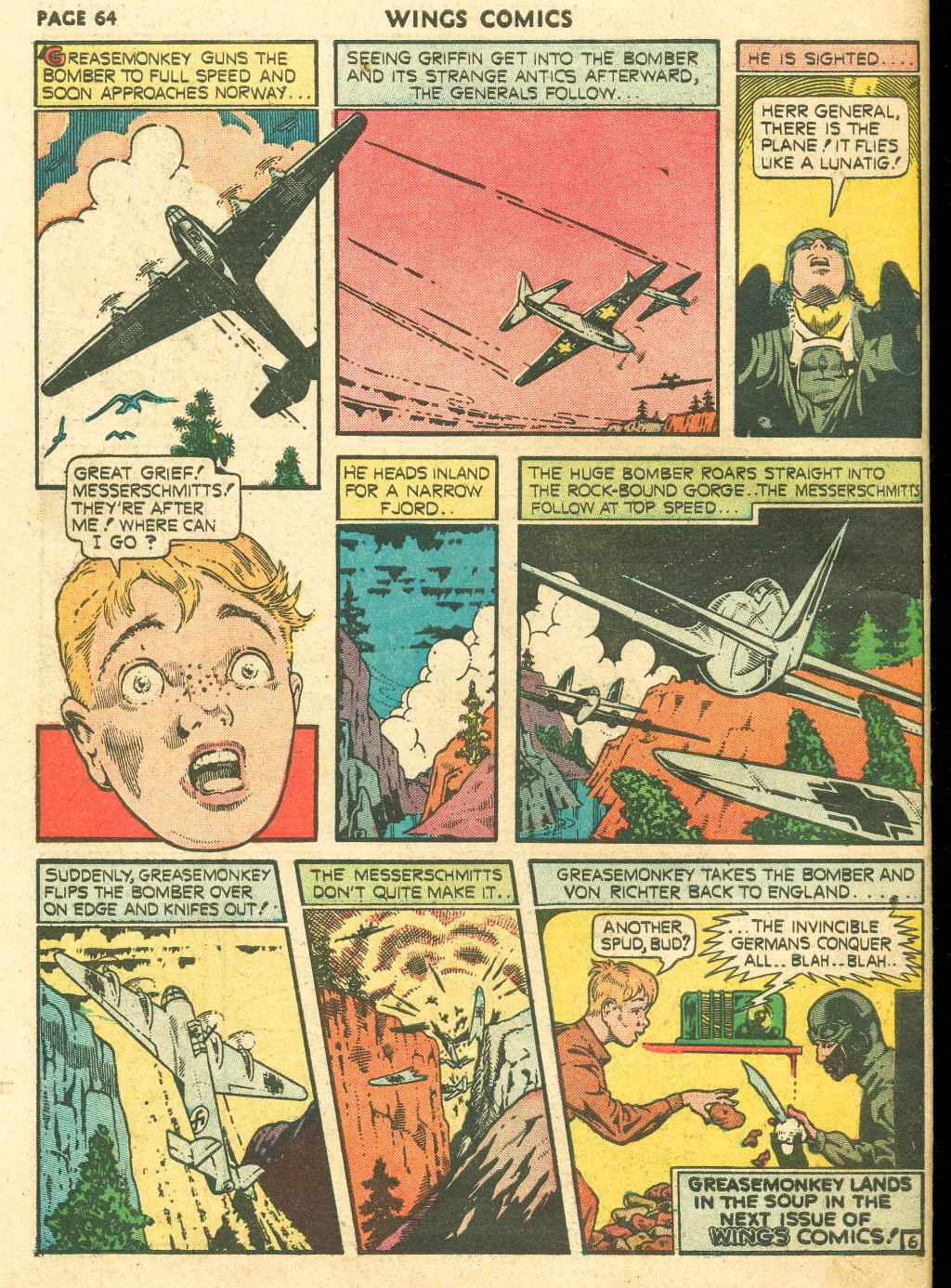 Read online Wings Comics comic -  Issue #10 - 66