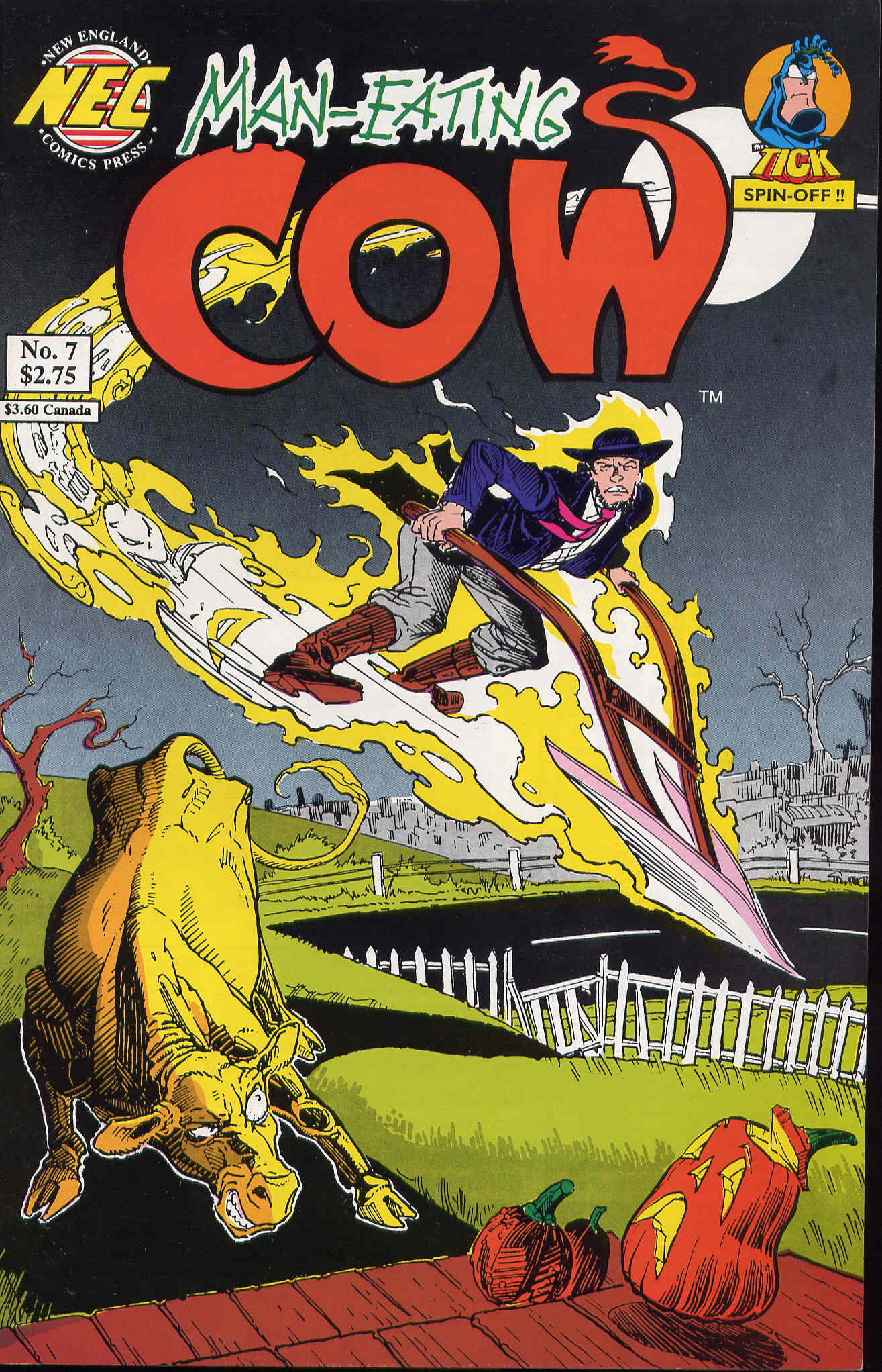 Read online Man-Eating Cow comic -  Issue #7 - 1