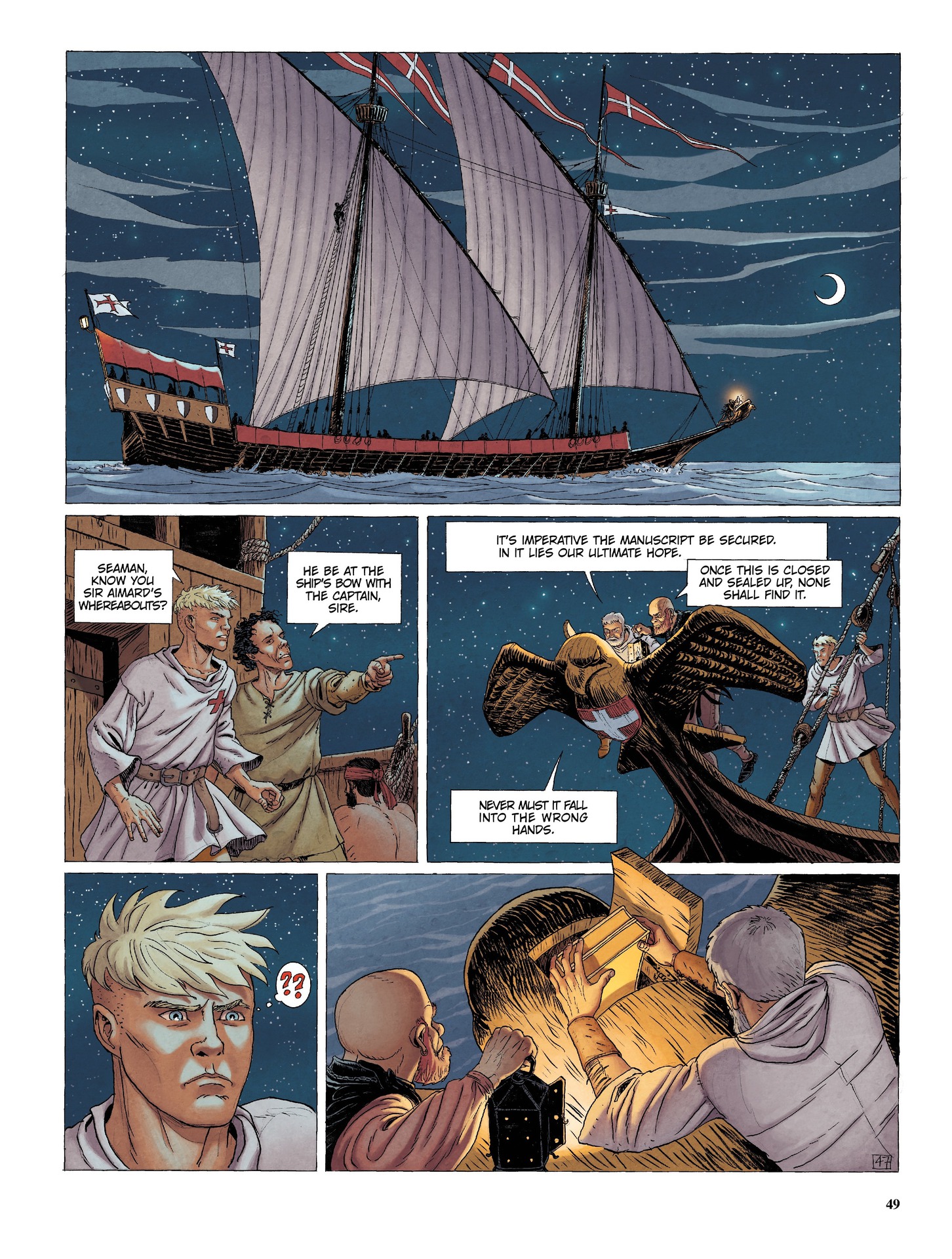 Read online The Last Templar comic -  Issue #1 - 49