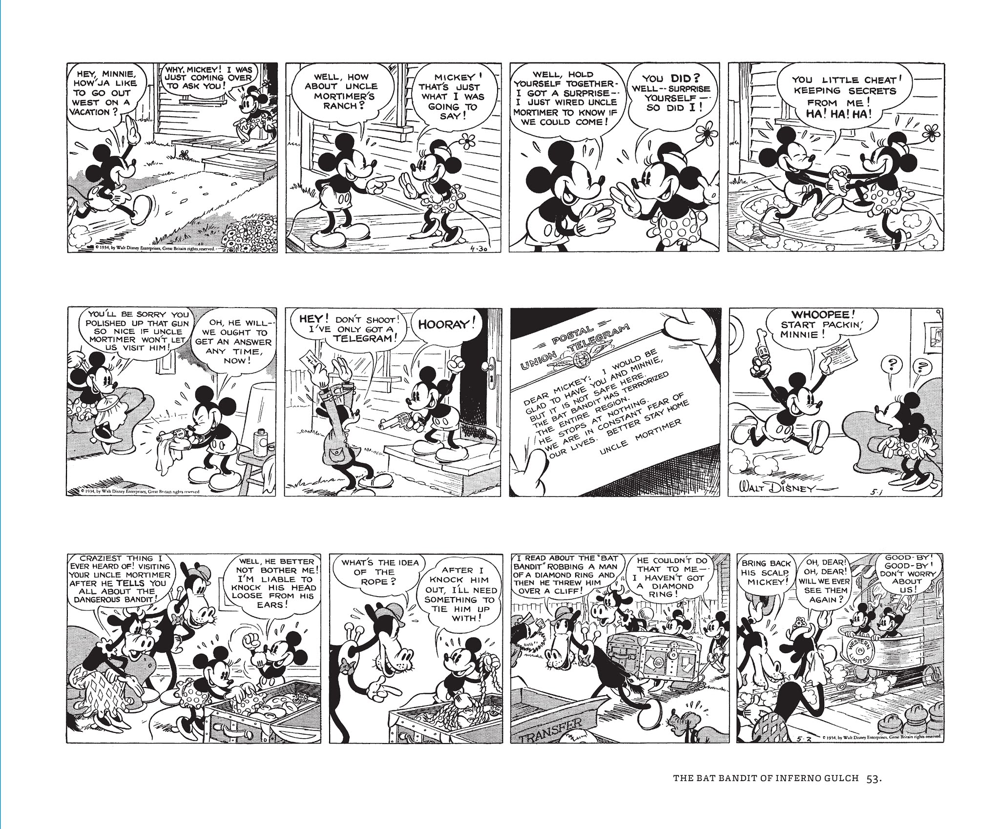 Read online Walt Disney's Mickey Mouse by Floyd Gottfredson comic -  Issue # TPB 3 (Part 1) - 53