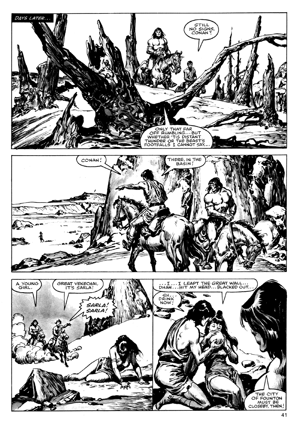 Read online The Savage Sword Of Conan comic -  Issue #72 - 41