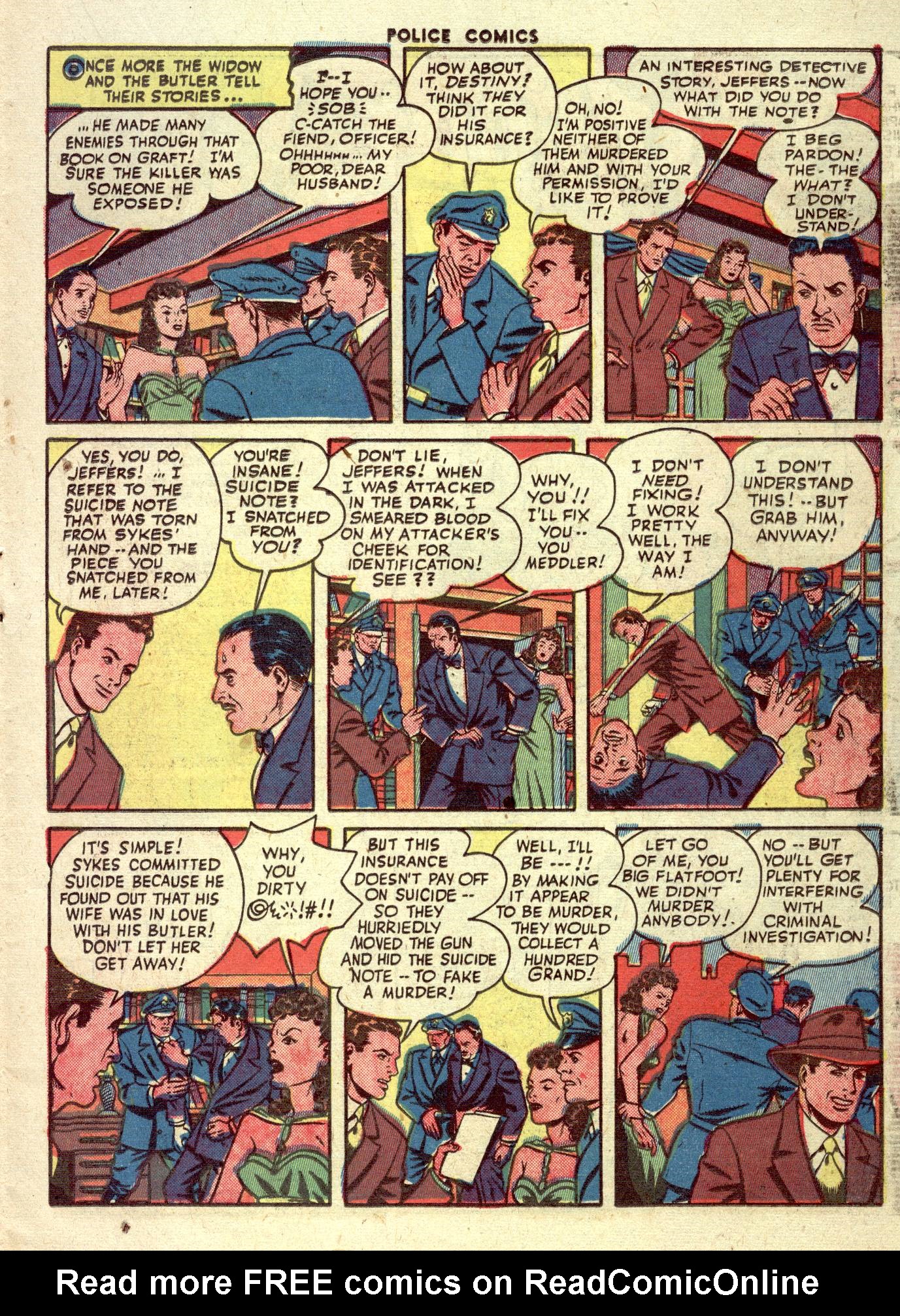 Read online Police Comics comic -  Issue #31 - 23