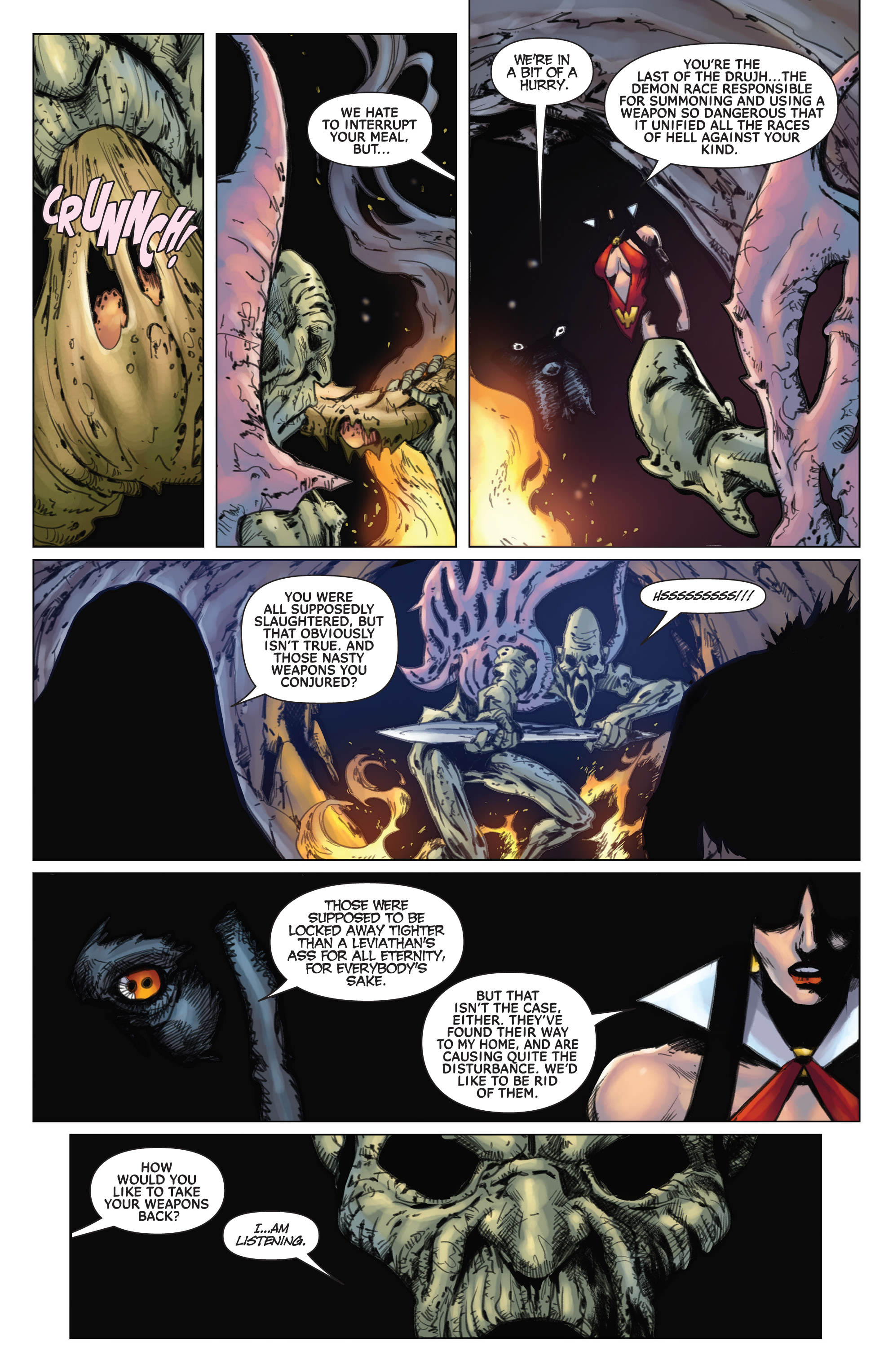 Read online Vampirella Strikes (2022) comic -  Issue #5 - 9
