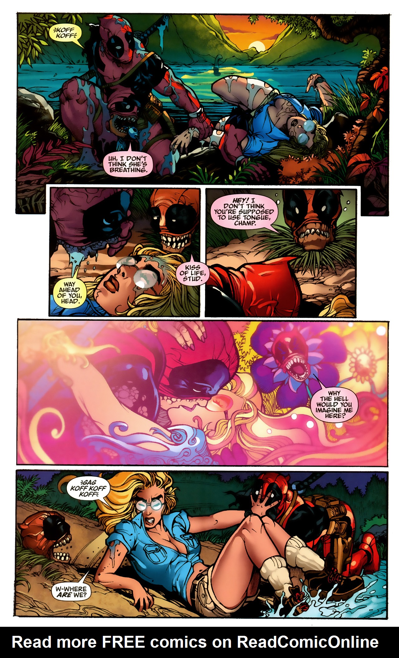 Read online Deadpool: Merc With a Mouth comic -  Issue #2 - 16