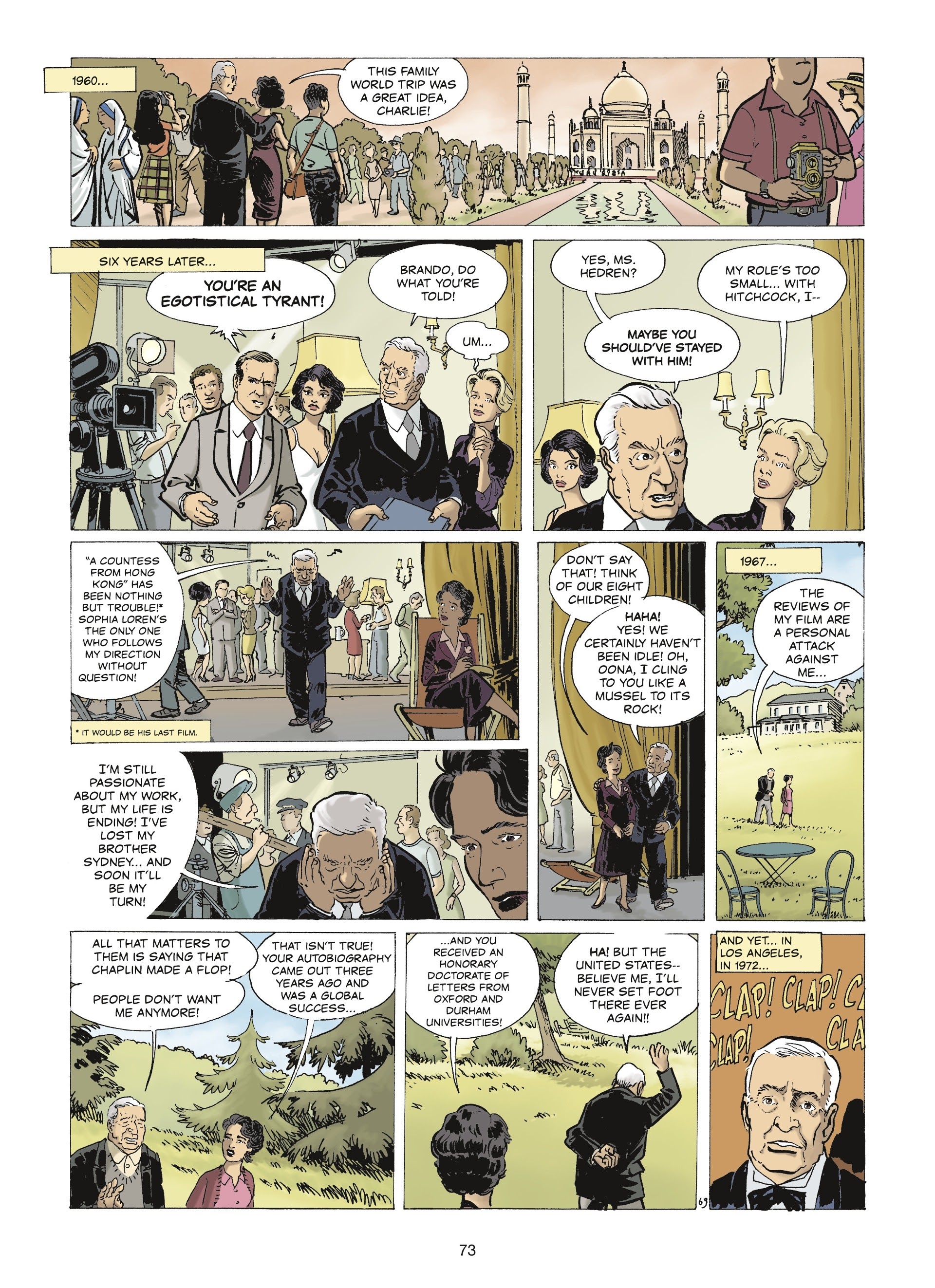 Read online The Stars of History: Charlie Chaplin comic -  Issue # TPB - 71
