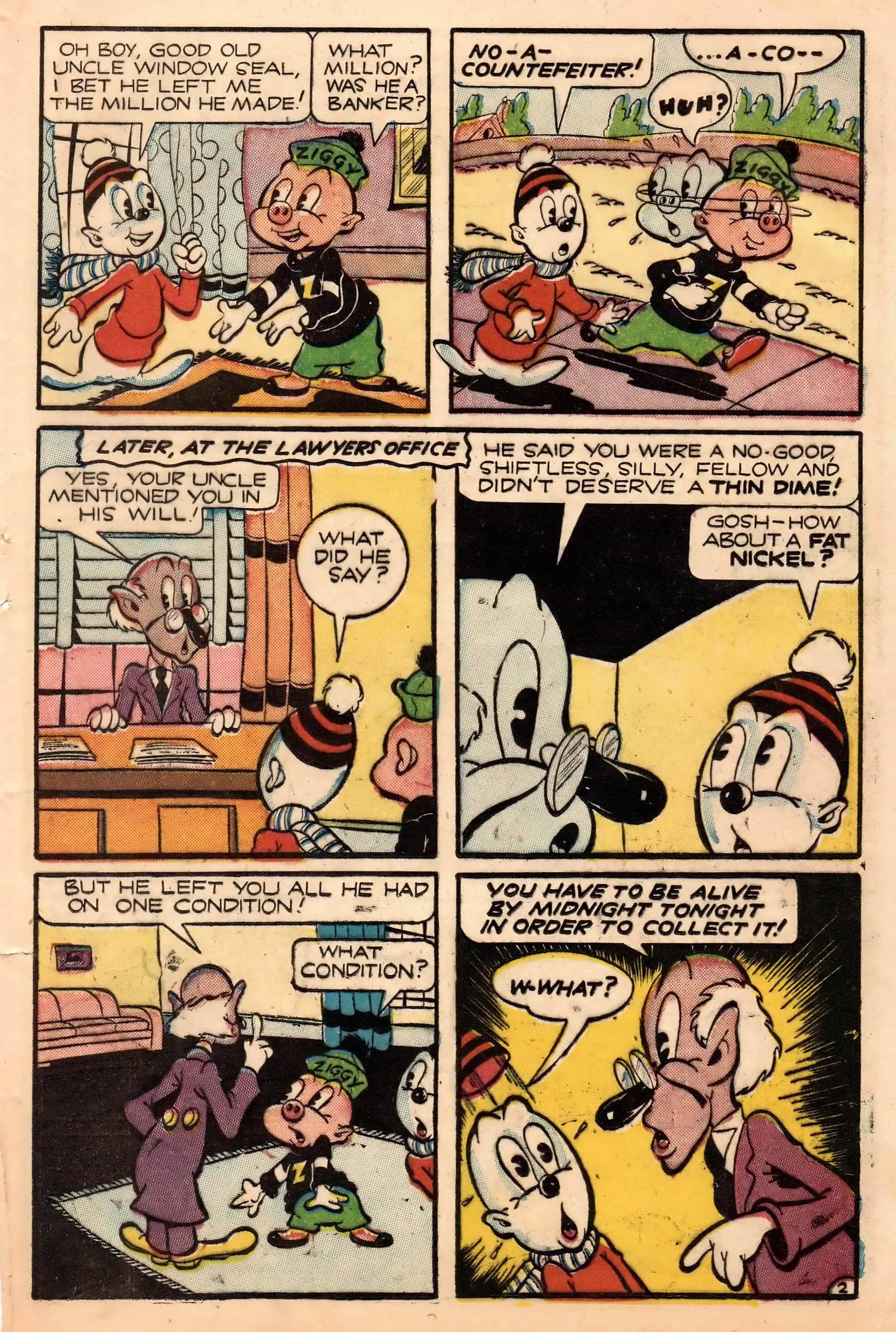 Read online Ziggy Pig-Silly Seal Comics (1944) comic -  Issue #2 - 35