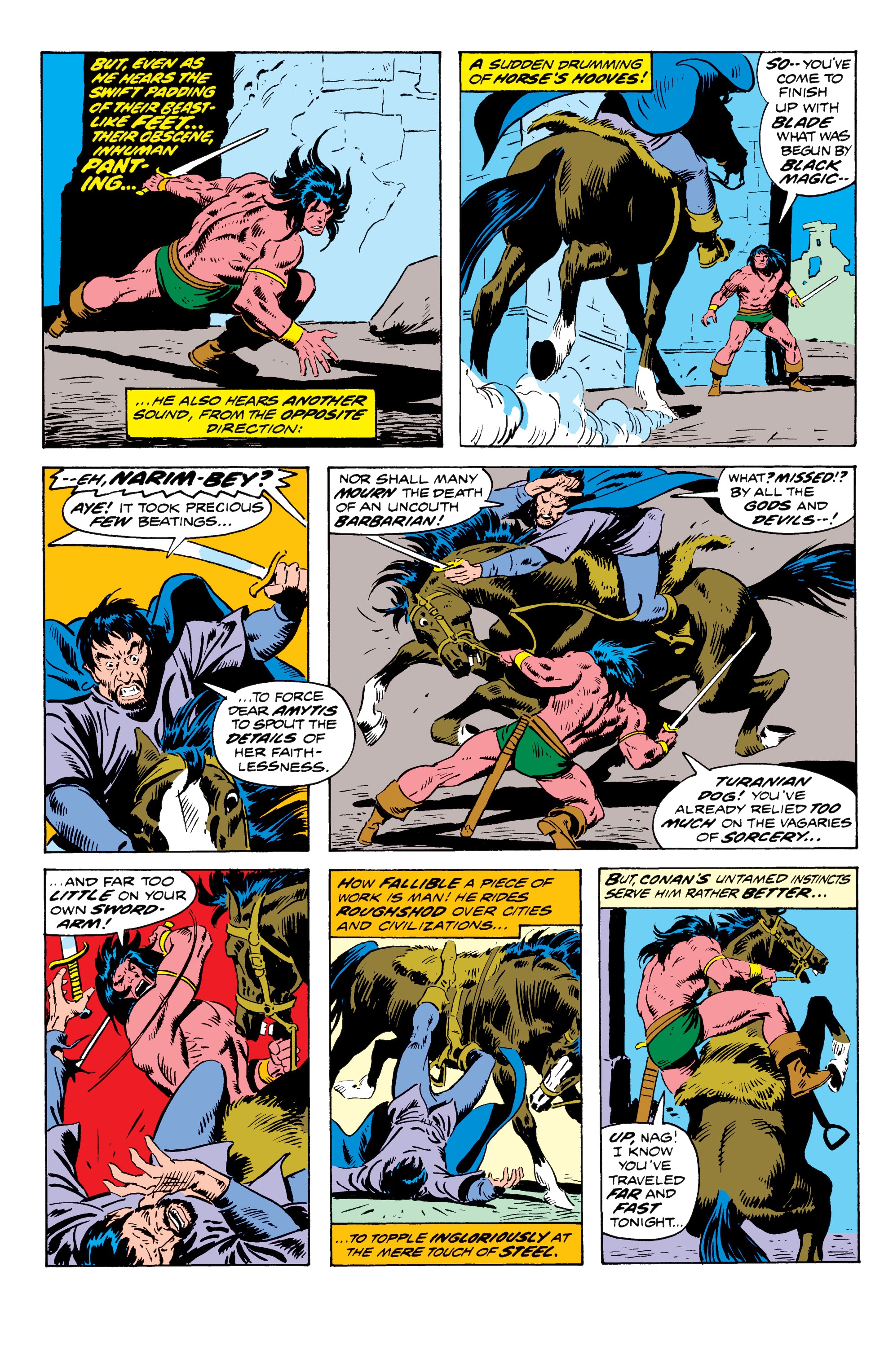 Read online Conan The Barbarian Epic Collection: The Original Marvel Years - The Curse Of The Golden Skull comic -  Issue # TPB (Part 3) - 44