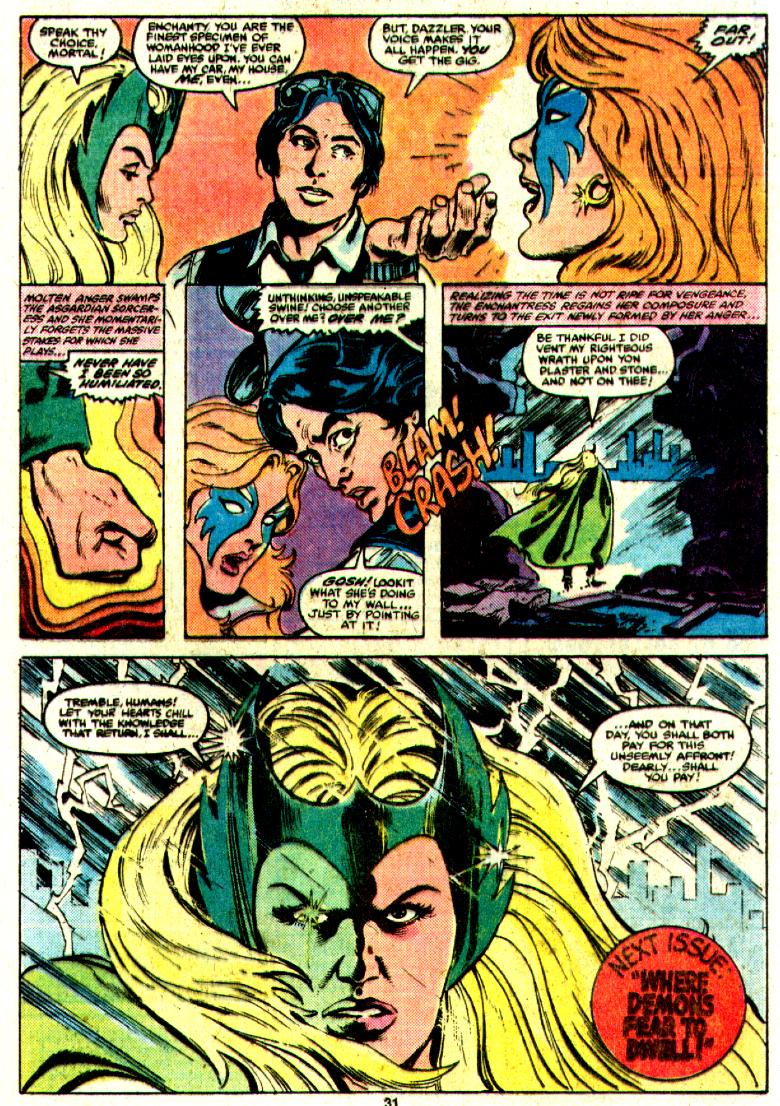 Read online Dazzler (1981) comic -  Issue #1 - 24