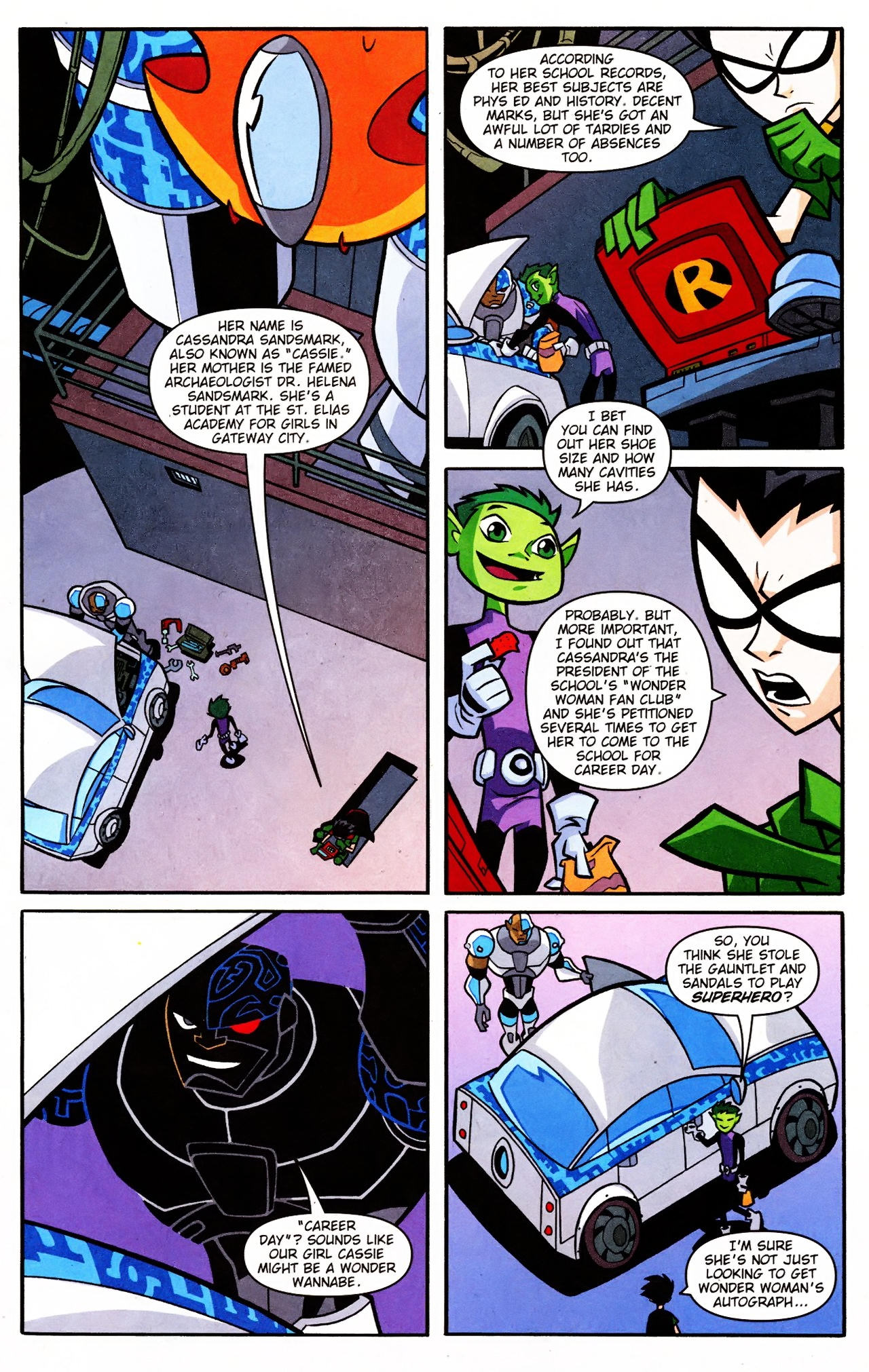 Read online Teen Titans Go! (2003) comic -  Issue #54 - 9