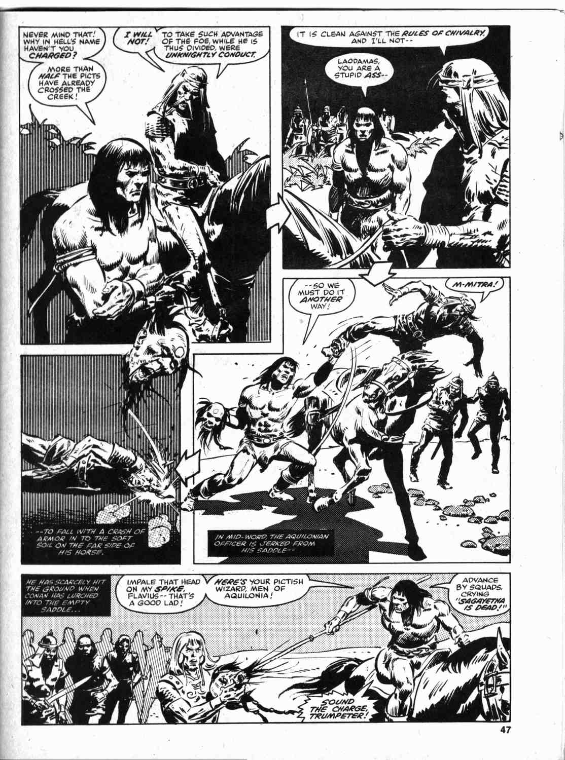 Read online The Savage Sword Of Conan comic -  Issue #46 - 46