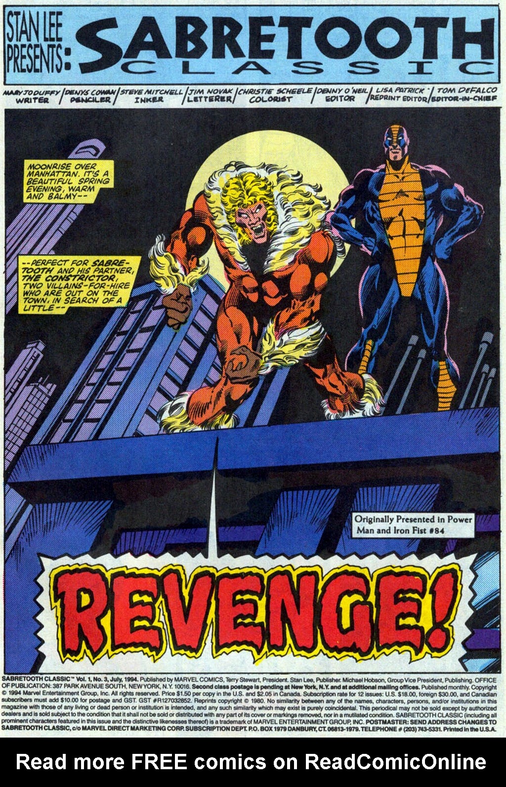 Read online Sabretooth Classic comic -  Issue #3 - 3