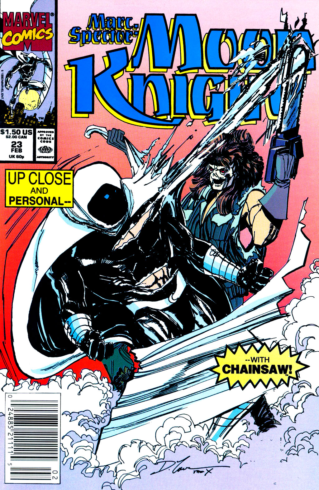 Read online Marc Spector: Moon Knight comic -  Issue #23 - 1