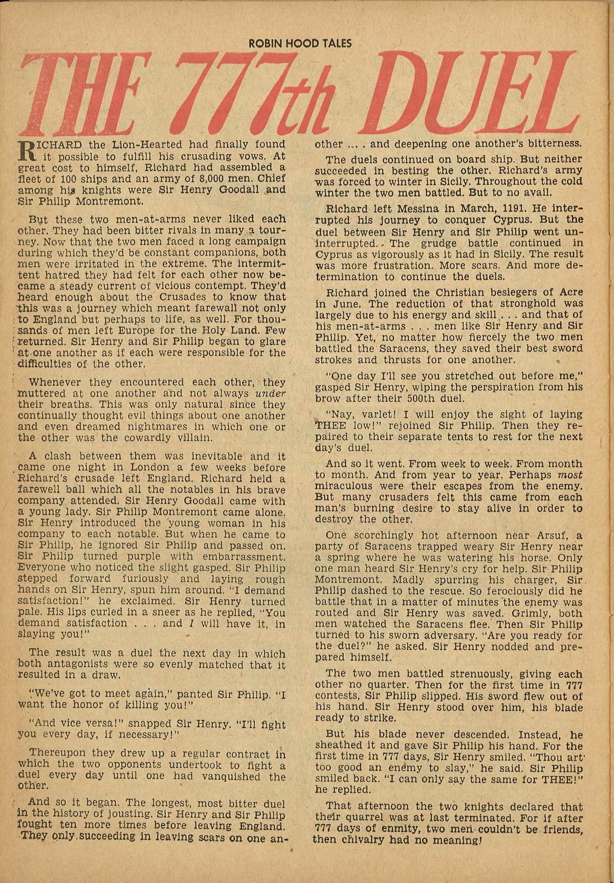 Read online Robin Hood Tales comic -  Issue #5 - 28