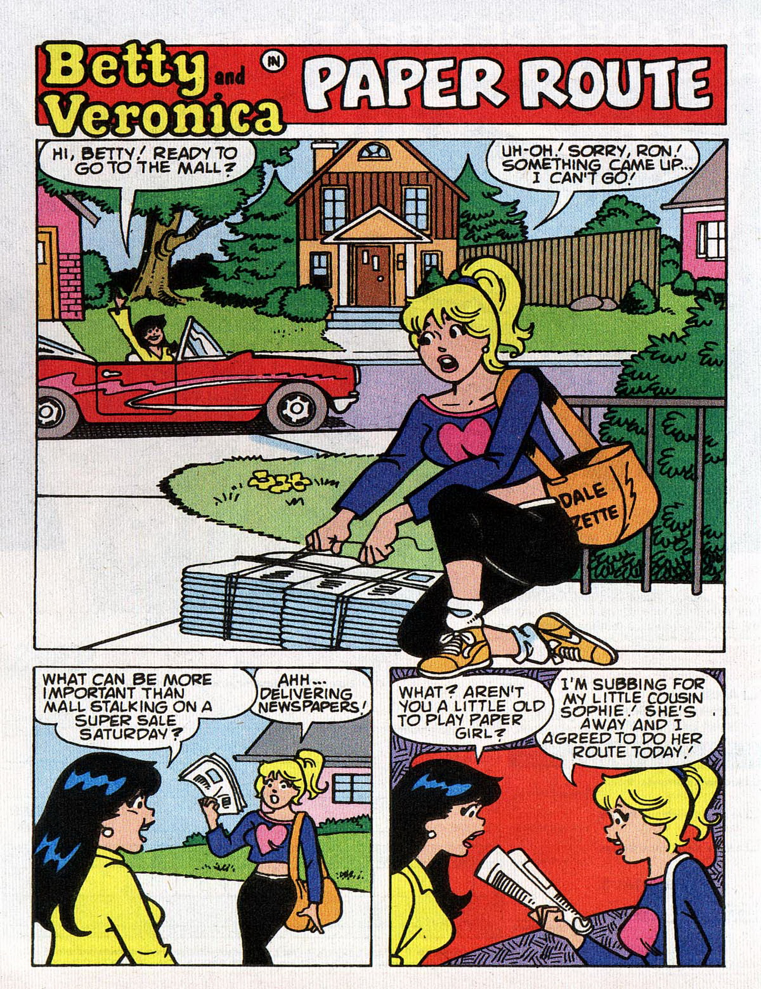 Read online Betty and Veronica Digest Magazine comic -  Issue #106 - 36