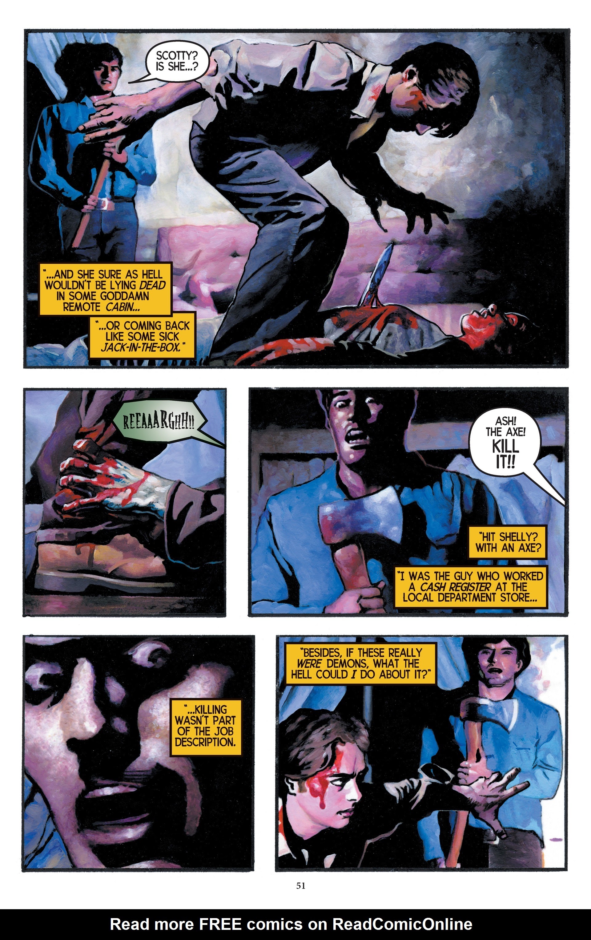 Read online The Evil Dead comic -  Issue # _40th Anniversary Edition - 52