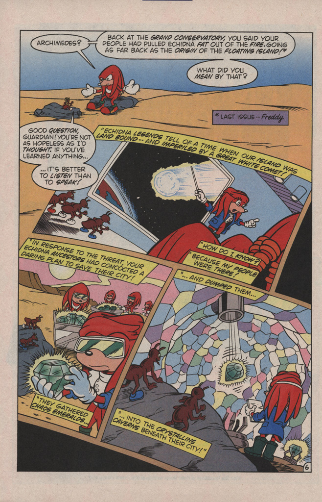 Read online Sonic's Friendly Nemesis, Knuckles comic -  Issue #2 - 12
