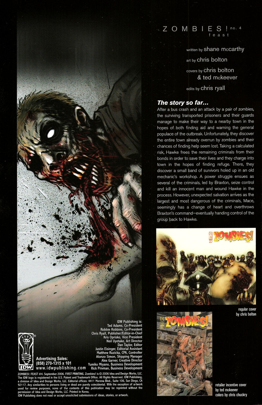 Read online Zombies! Feast comic -  Issue #4 - 2