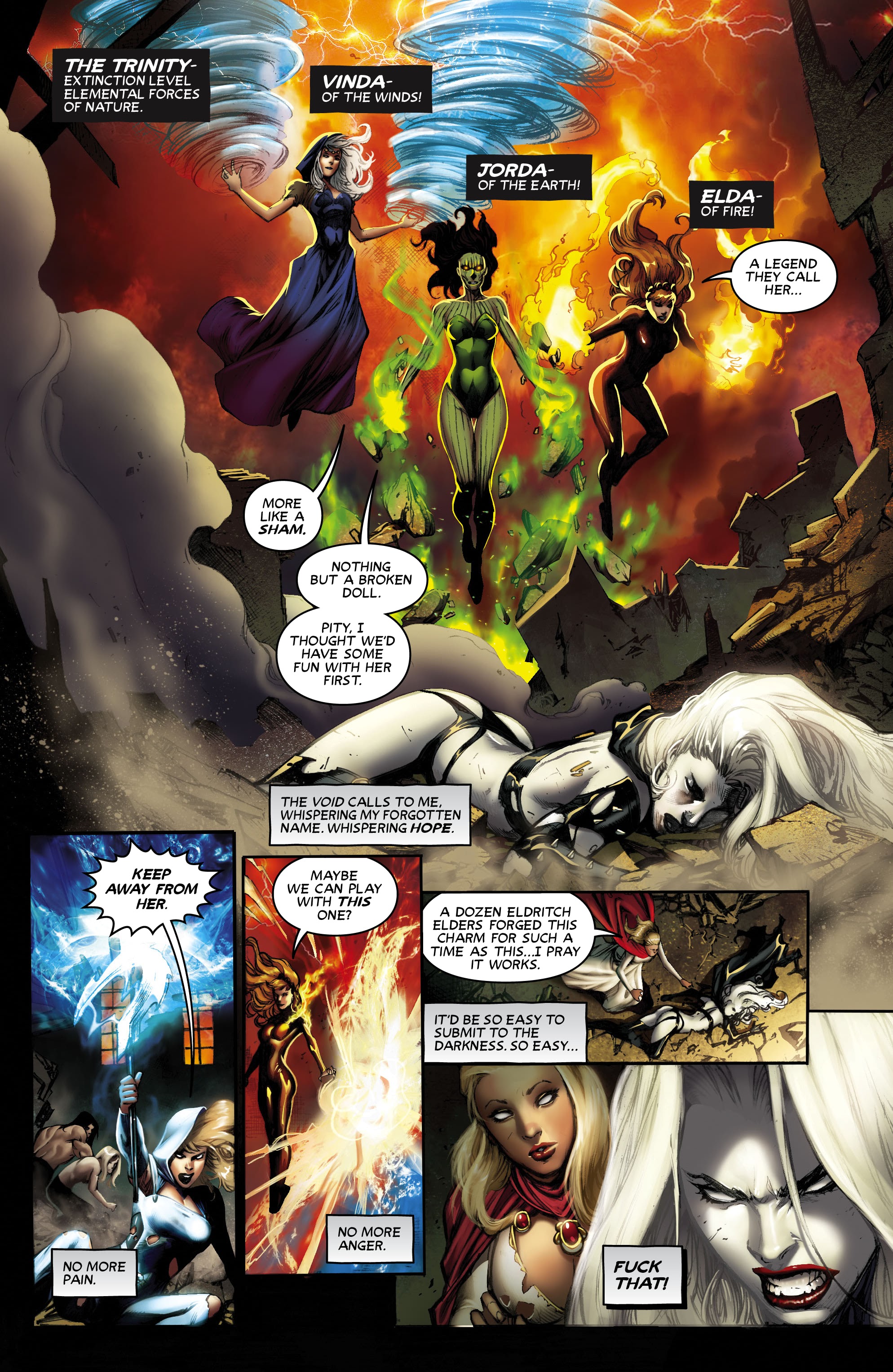 Read online Lady Death: Blasphemy Anthem comic -  Issue # Full - 4