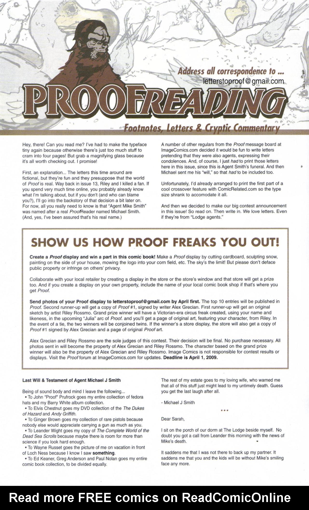 Read online Proof comic -  Issue #16 - 26