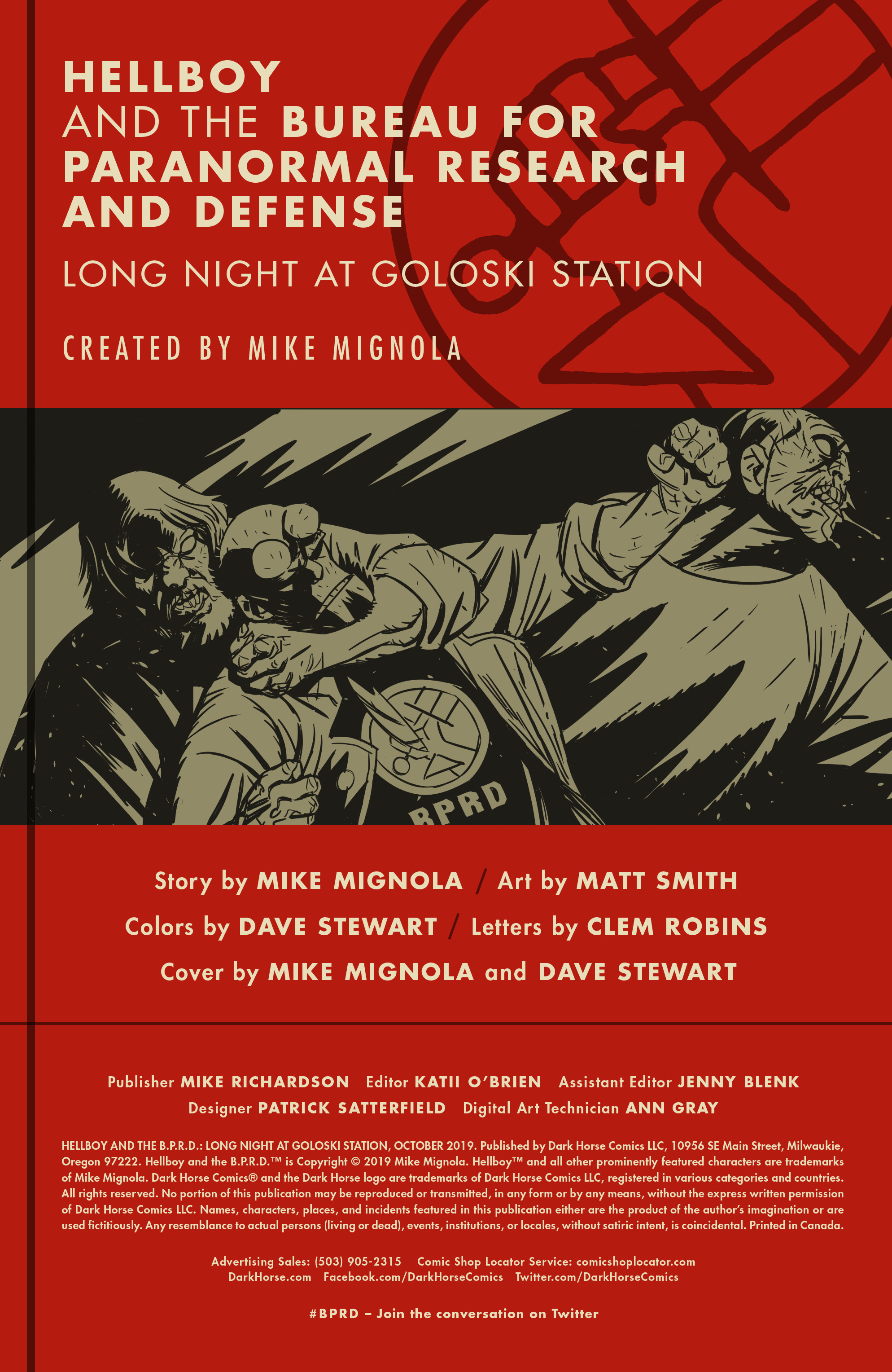 Read online Hellboy and the B.P.R.D.: Long Night at Goloski Station comic -  Issue # Full - 2