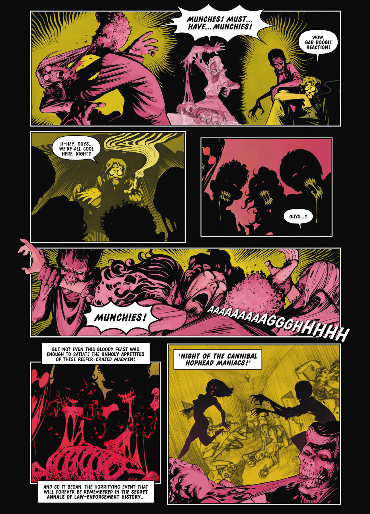 Read online Tharg's Terror Tales Presents Necronauts & A Love Like Blood comic -  Issue # TPB - 100
