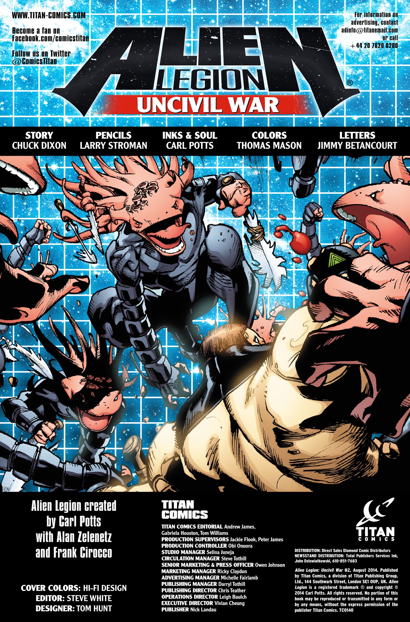 Read online Alien Legion: Uncivil War comic -  Issue # TPB - 33