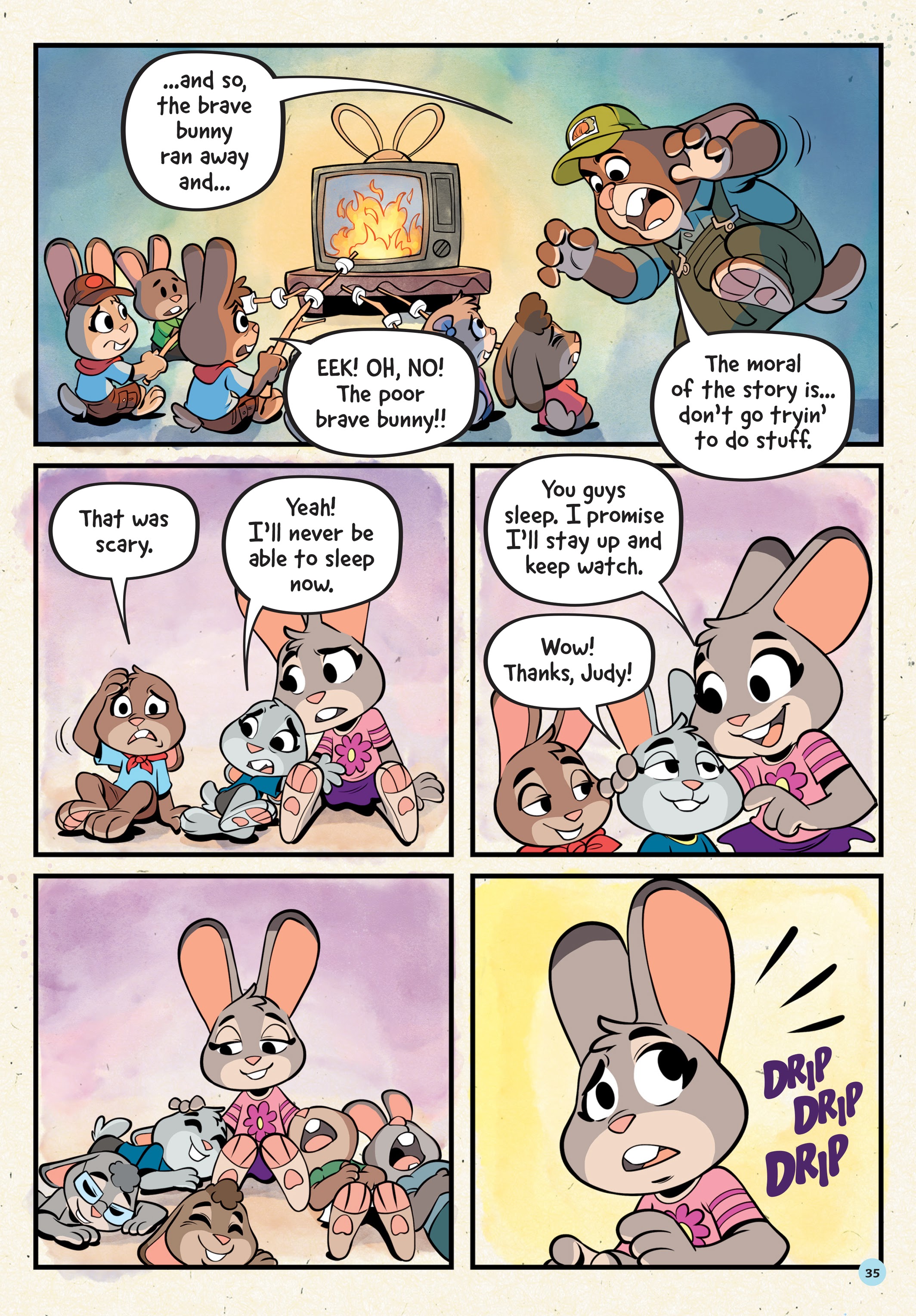 Read online Disney Zootopia: Family Night comic -  Issue # Full - 33