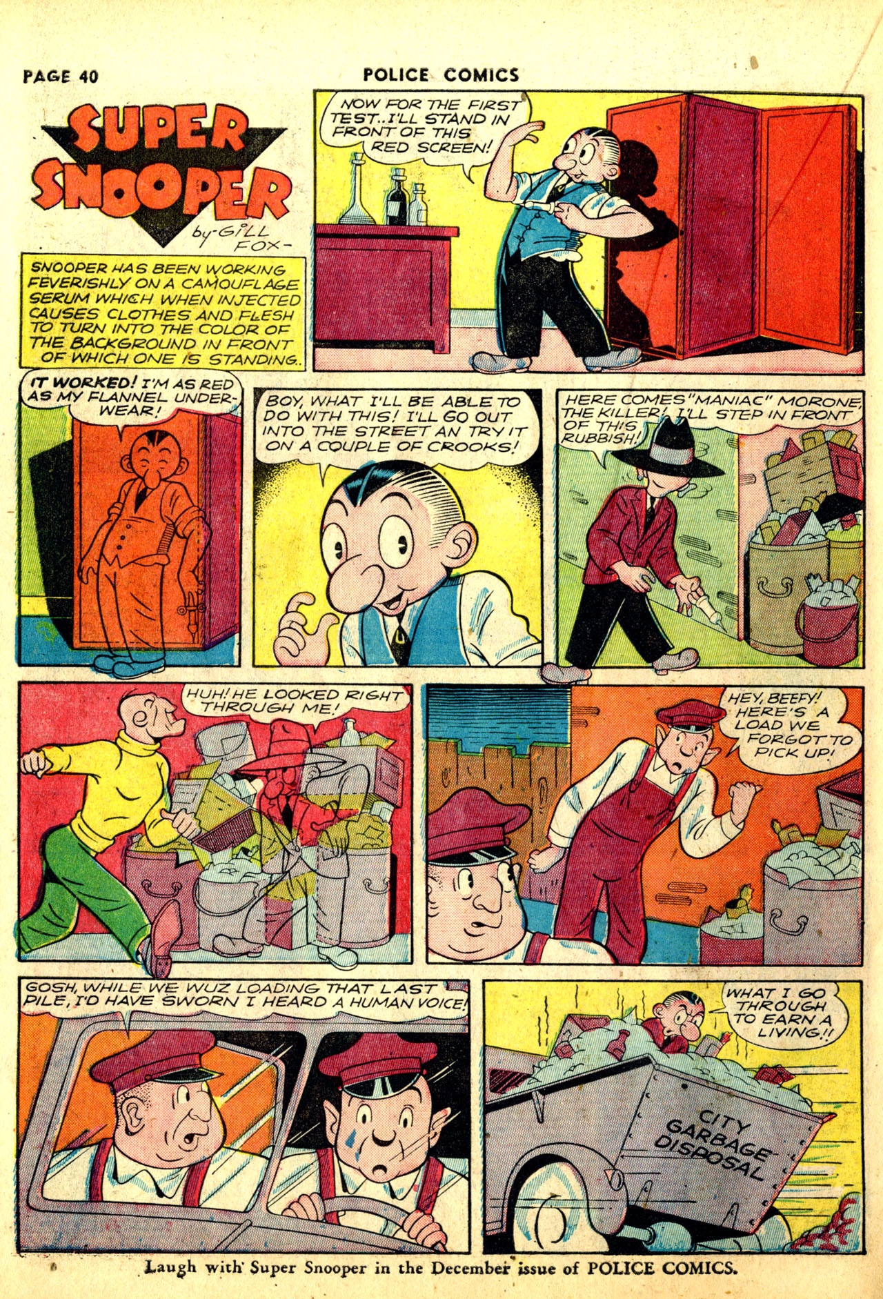 Read online Police Comics comic -  Issue #13 - 42