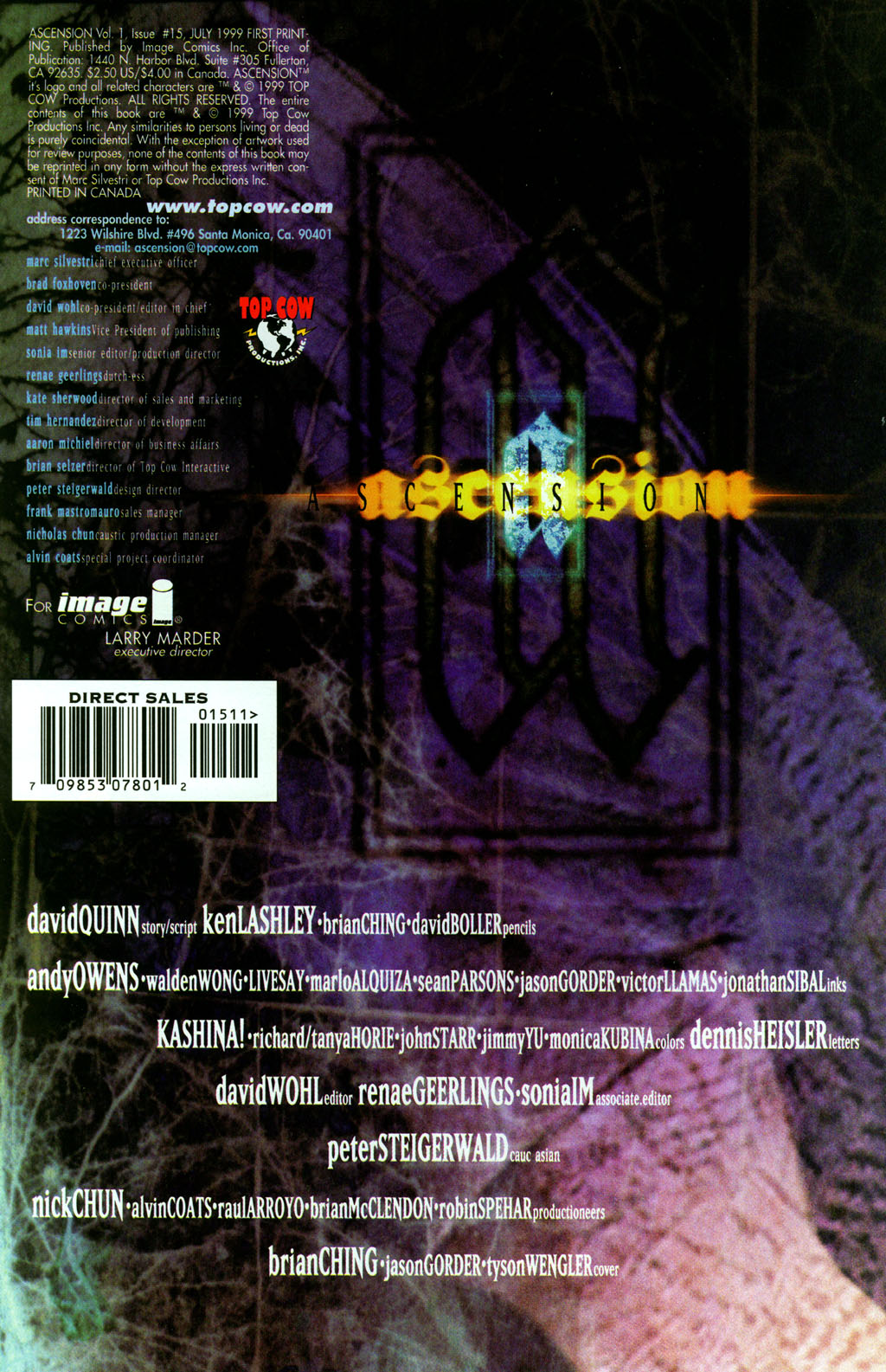Read online Ascension comic -  Issue #15 - 2