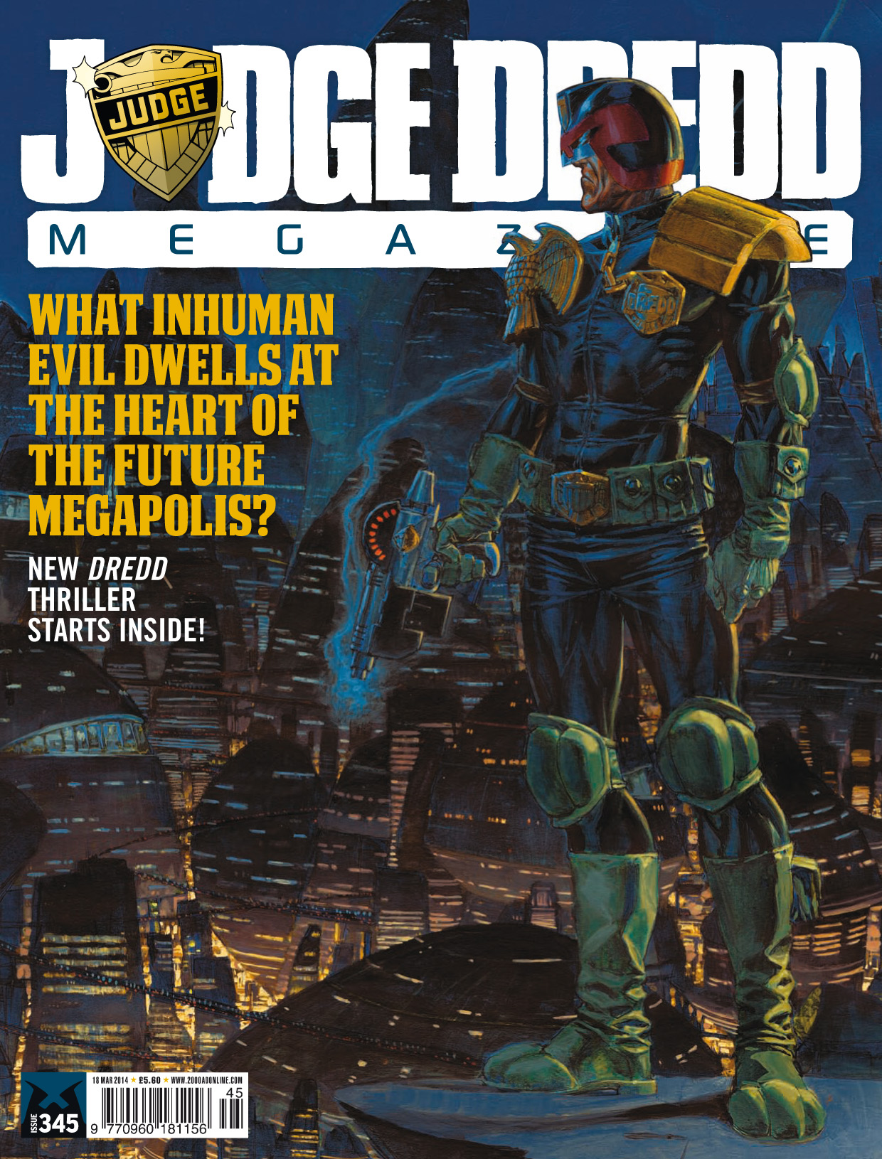 Read online Judge Dredd Megazine (Vol. 5) comic -  Issue #345 - 1
