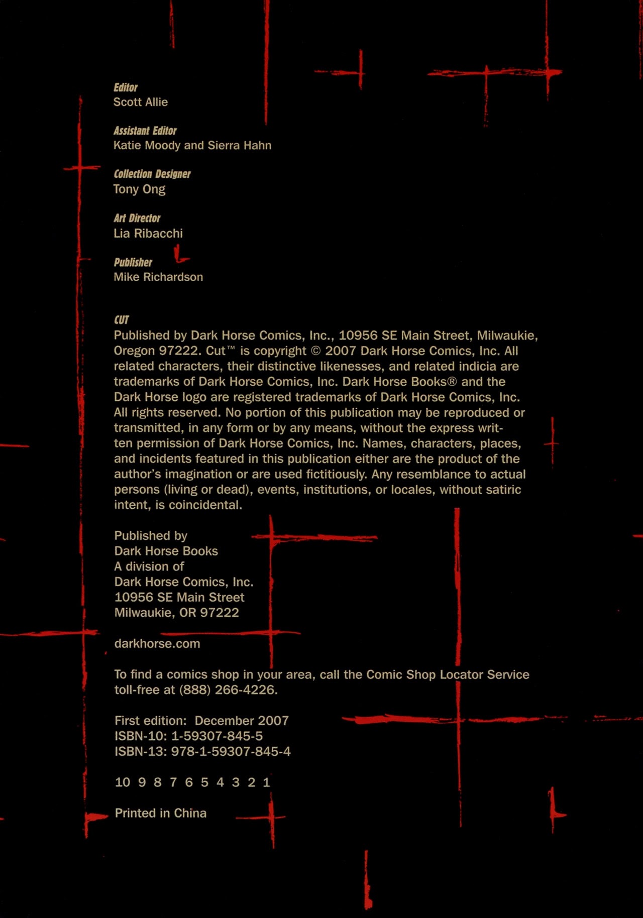 Read online Cut comic -  Issue # TPB - 6