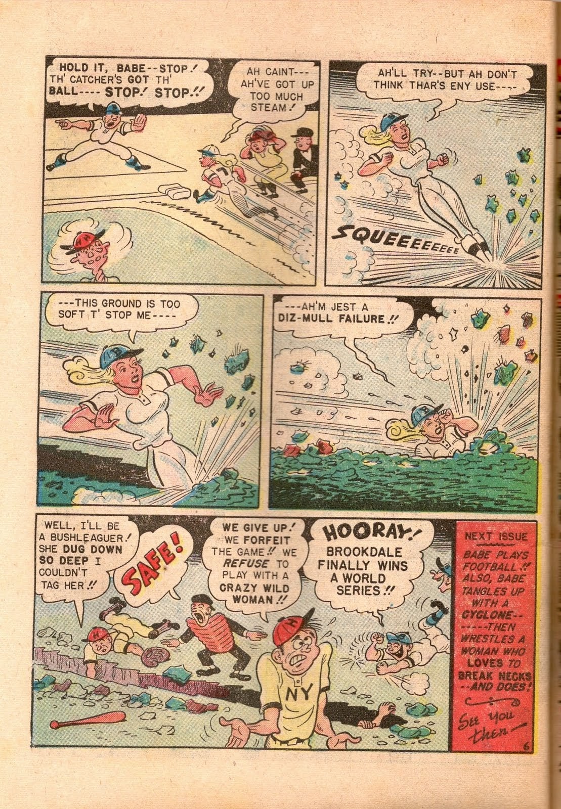 Read online Babe (1948) comic -  Issue #3 - 38