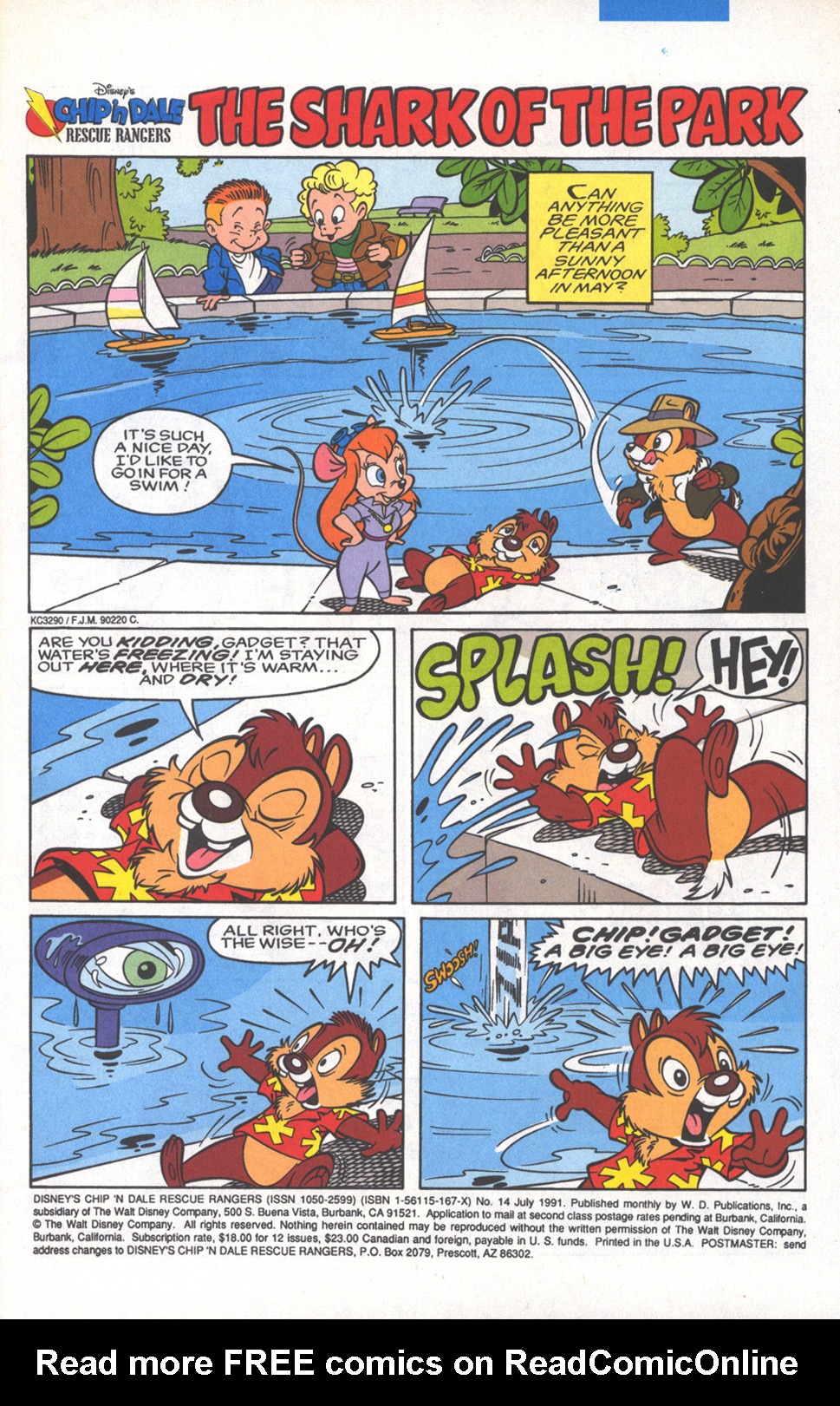 Read online Disney's Chip 'N Dale Rescue Rangers comic -  Issue #14 - 3