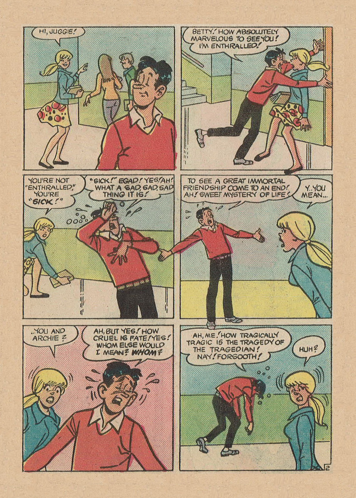 Read online Jughead Jones Comics Digest comic -  Issue #24 - 123