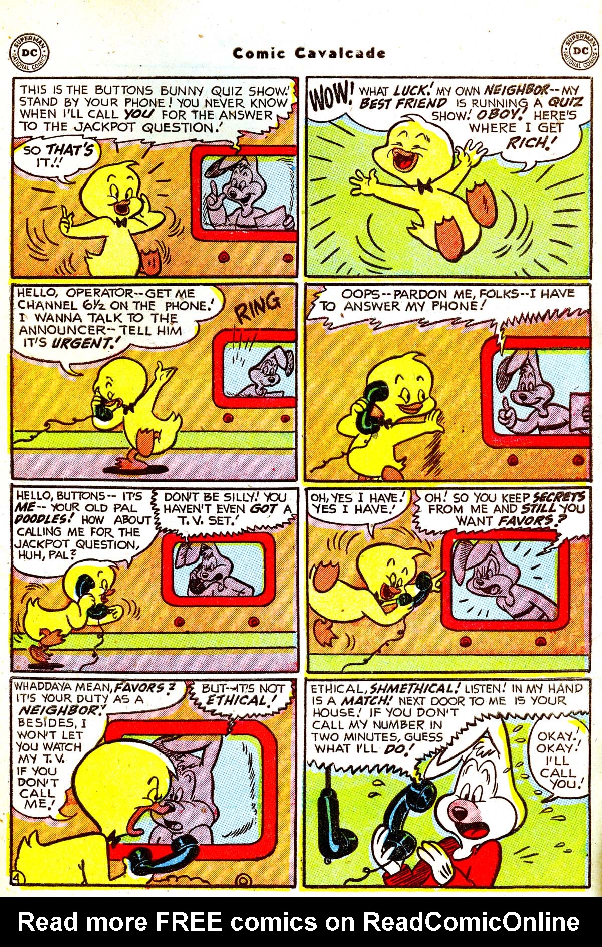 Read online Comic Cavalcade comic -  Issue #48 - 53