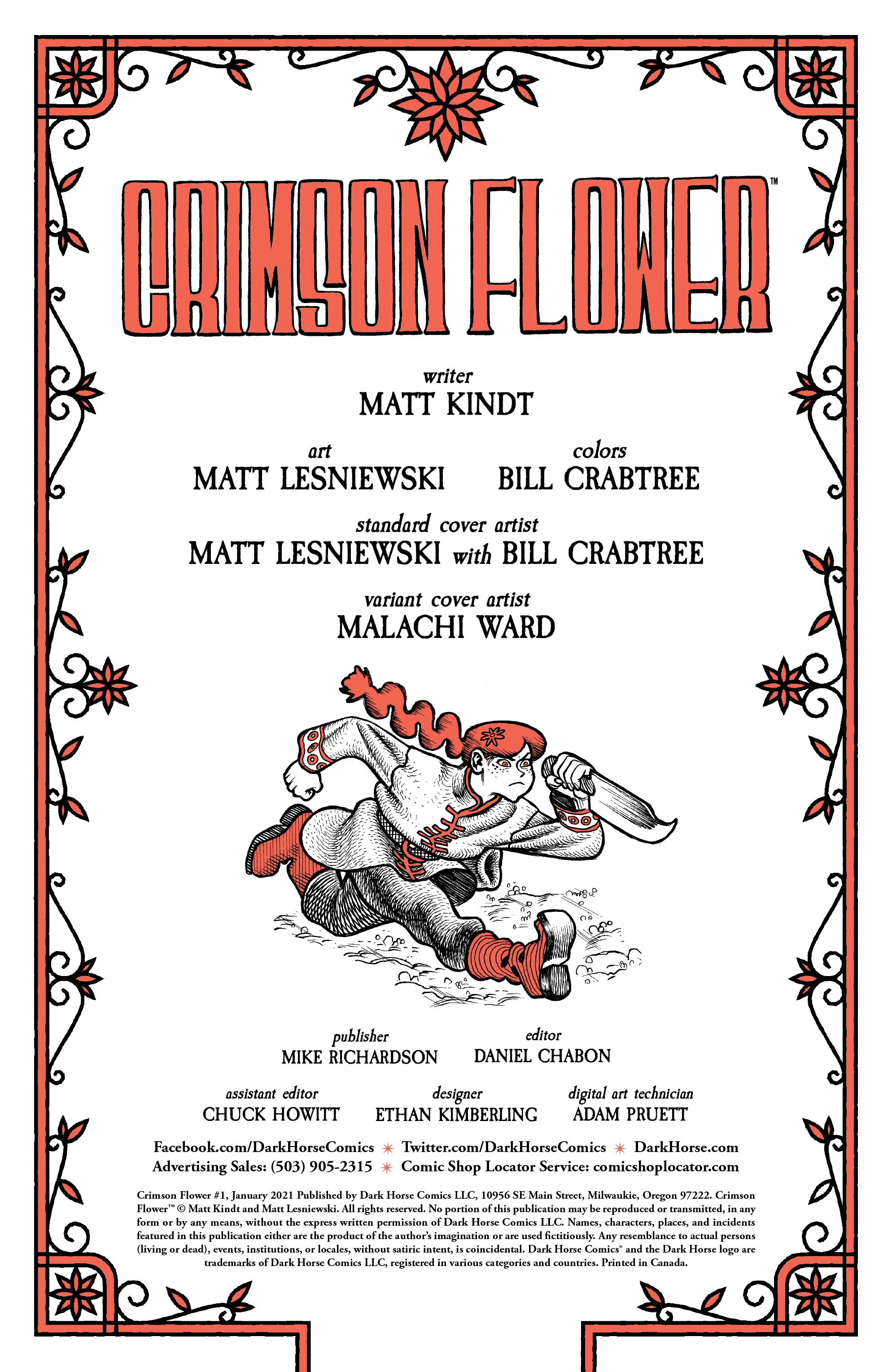 Read online Crimson Flower comic -  Issue #1 - 2