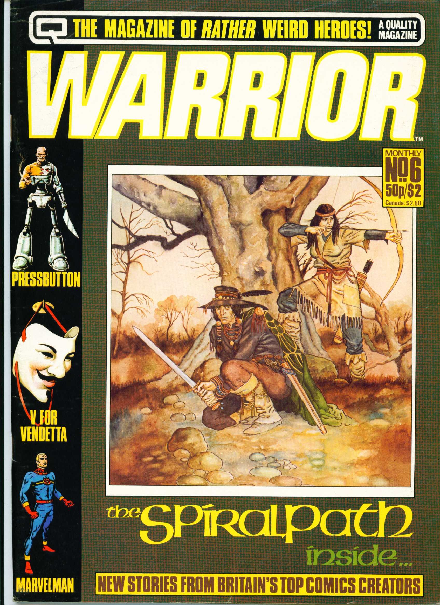 Read online Warrior comic -  Issue #6 - 1