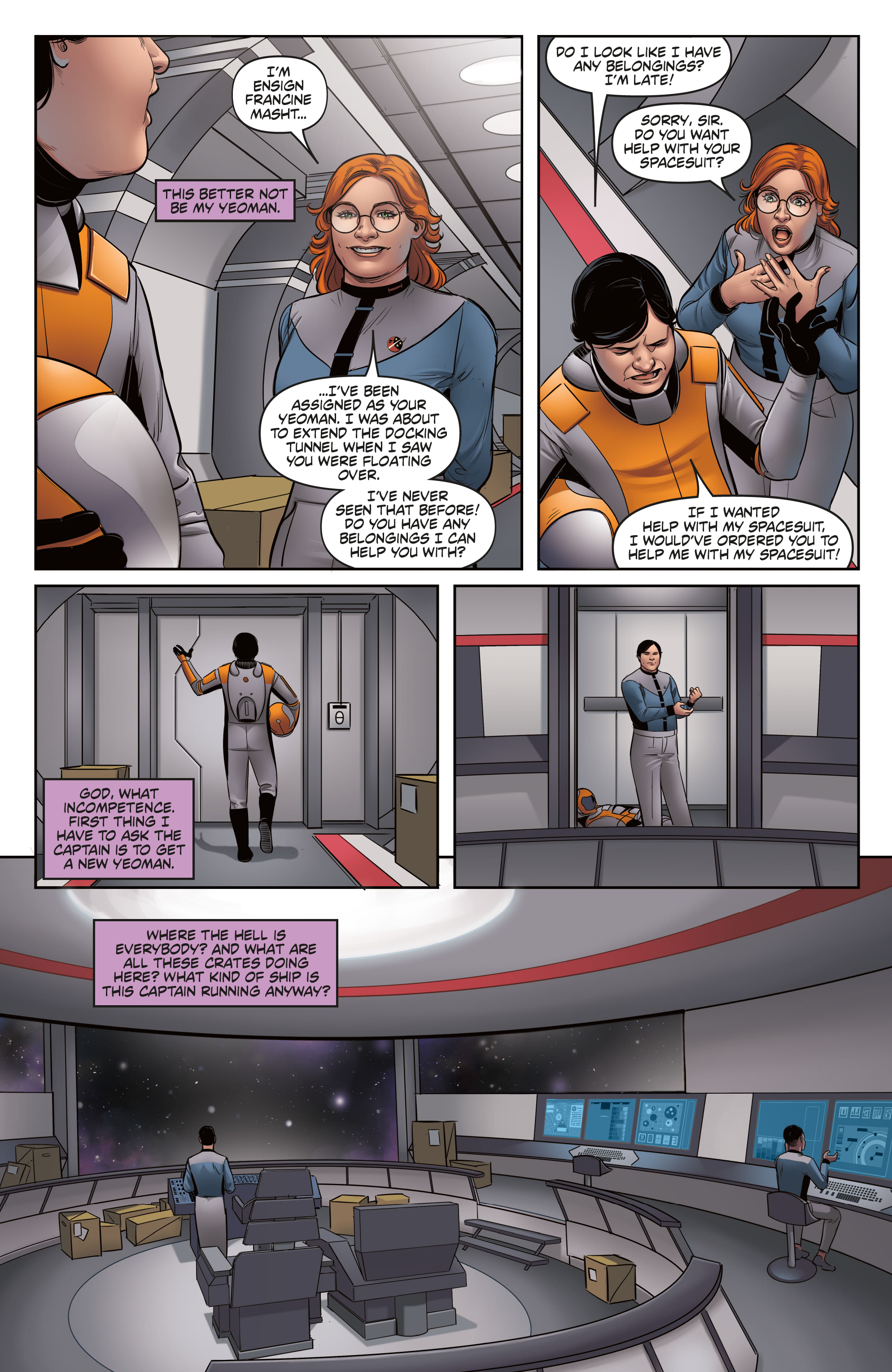 Read online Space Job comic -  Issue #1 - 8