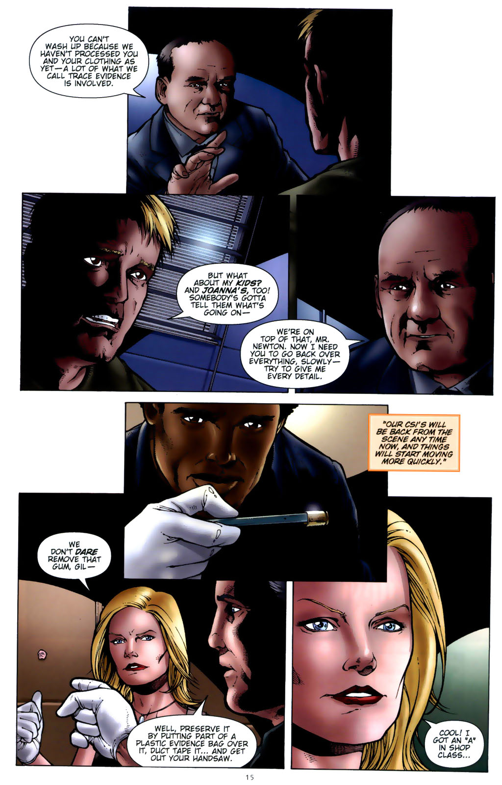 Read online CSI: Crime Scene Investigation: Demon House comic -  Issue #3 - 15